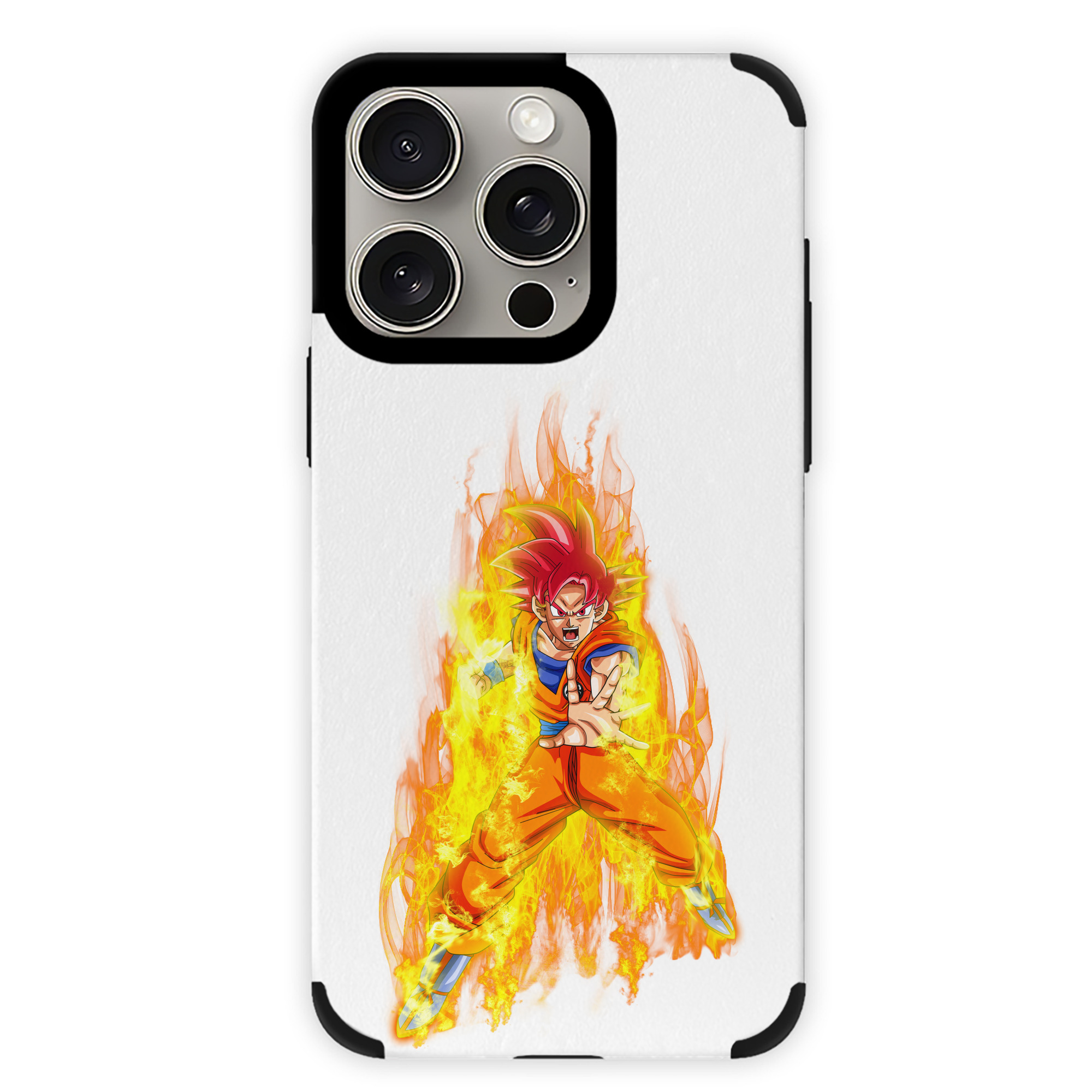 （画像用） ドラゴンボール 孫悟空（そん ごくう）Son Goku カカロット DRAGON BALL Kakarotto 【iPhone15ProMax対応】 PUレザー スマホケース 耐衝撃＆黄変防止