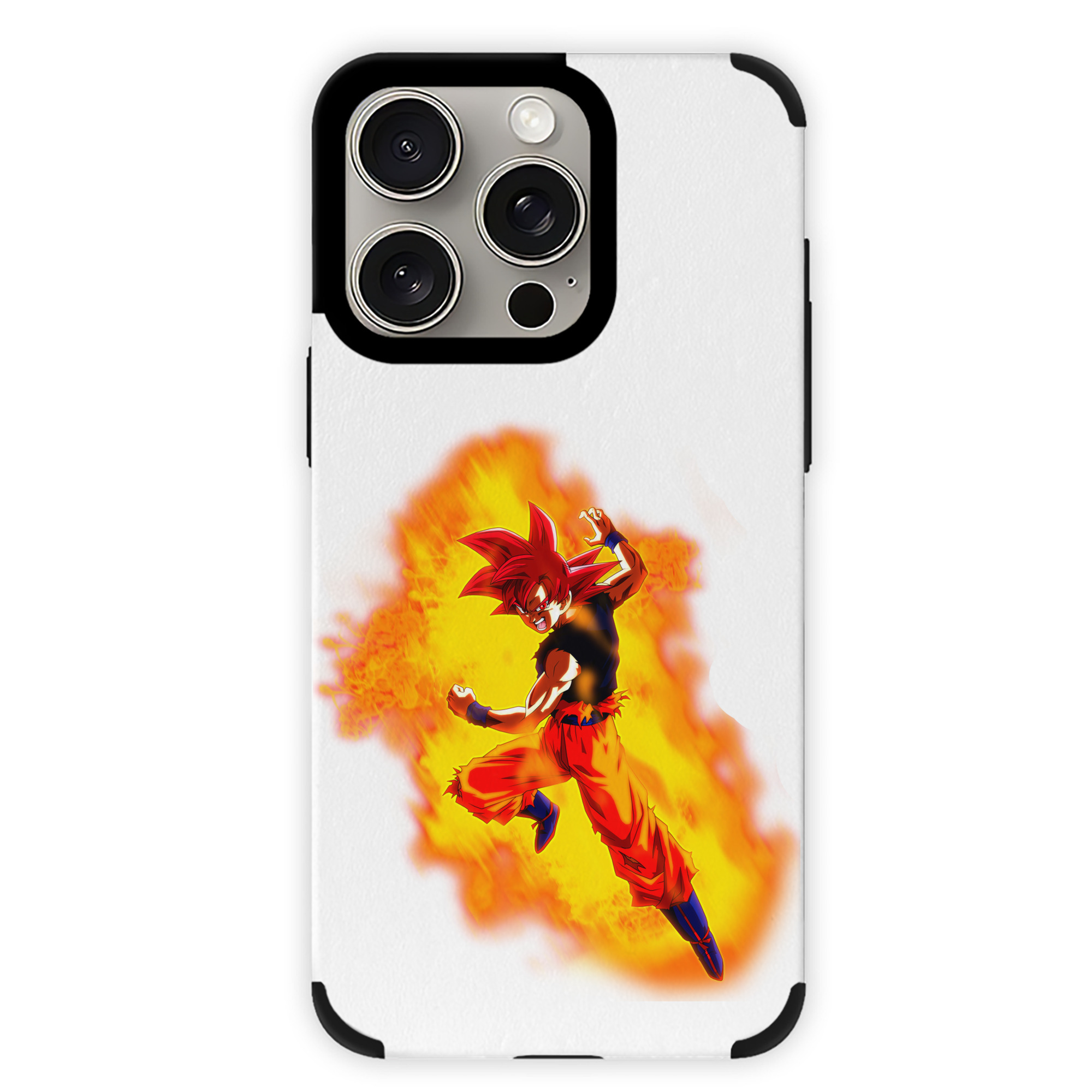 （画像用） ドラゴンボール 孫悟空（そん ごくう）Son Goku カカロット DRAGON BALL Kakarotto 【iPhone15ProMax対応】 PUレザー スマホケース 耐衝撃＆黄変防止