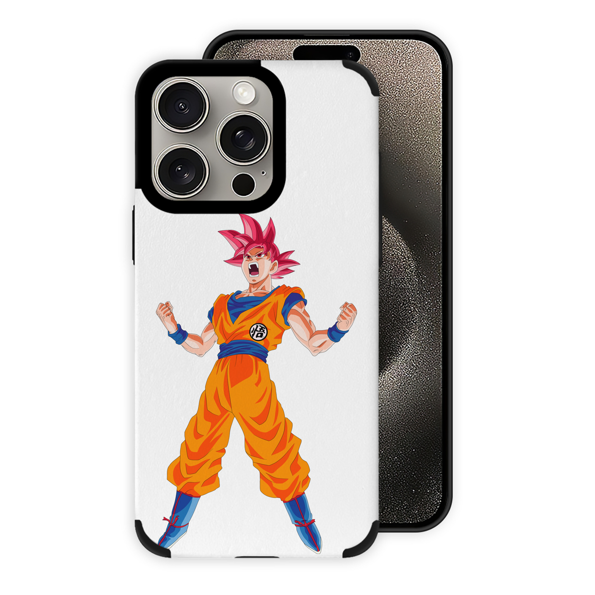 （画像用） ドラゴンボール 孫悟空（そん ごくう）Son Goku カカロット DRAGON BALL Kakarotto 【iPhone15ProMax対応】 PUレザー スマホケース 耐衝撃＆黄変防止
