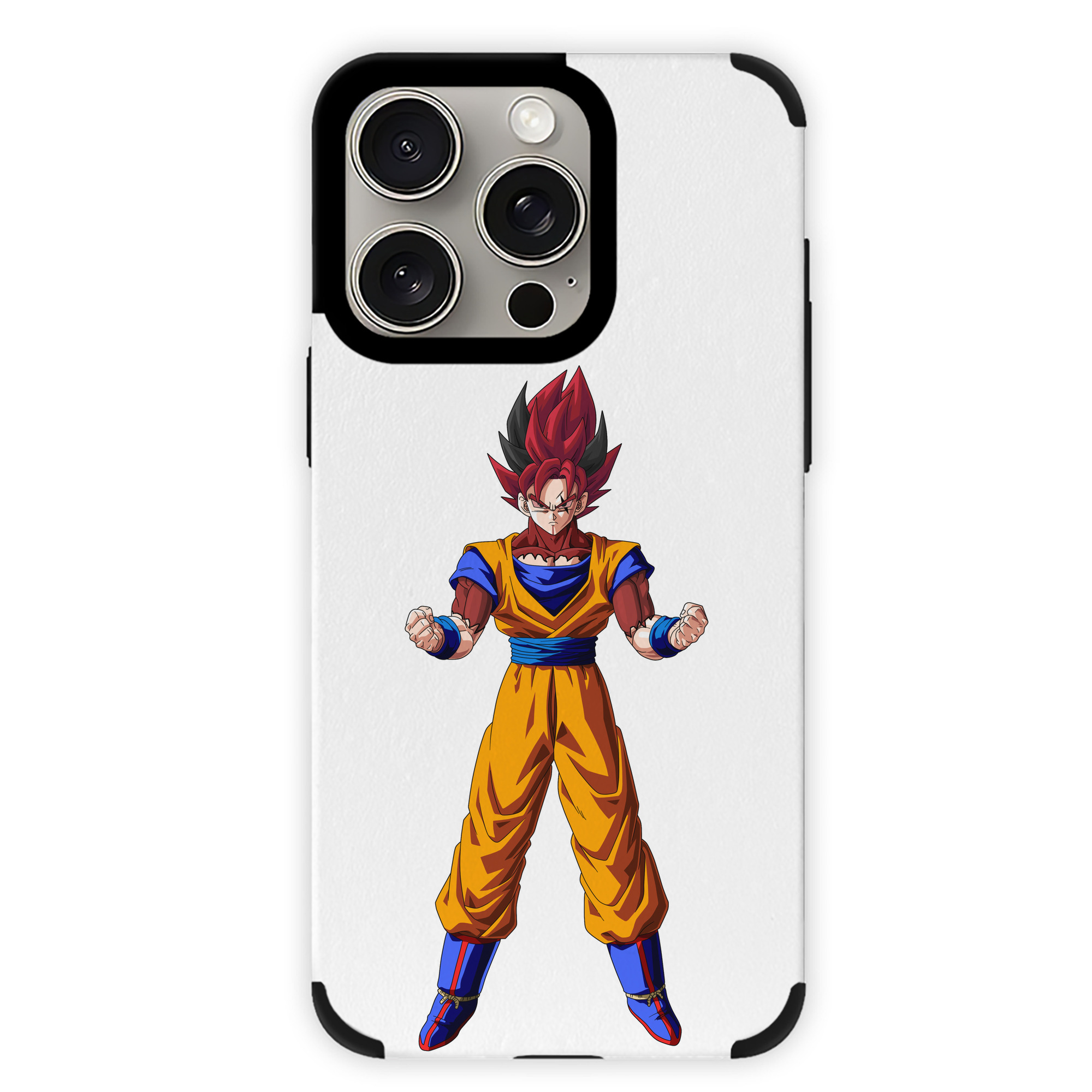 （画像用） ドラゴンボール 孫悟空（そん ごくう）Son Goku カカロット DRAGON BALL Kakarotto 【iPhone15ProMax対応】 PUレザー スマホケース 耐衝撃＆黄変防止