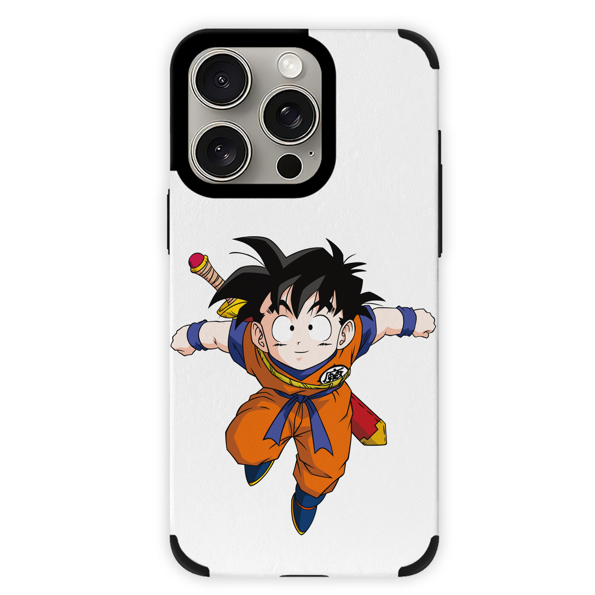 （画像用） ドラゴンボール 孫悟空（そん ごくう）Son Goku カカロット DRAGON BALL Kakarotto 【iPhone15ProMax対応】 PUレザー スマホケース 耐衝撃＆黄変防止