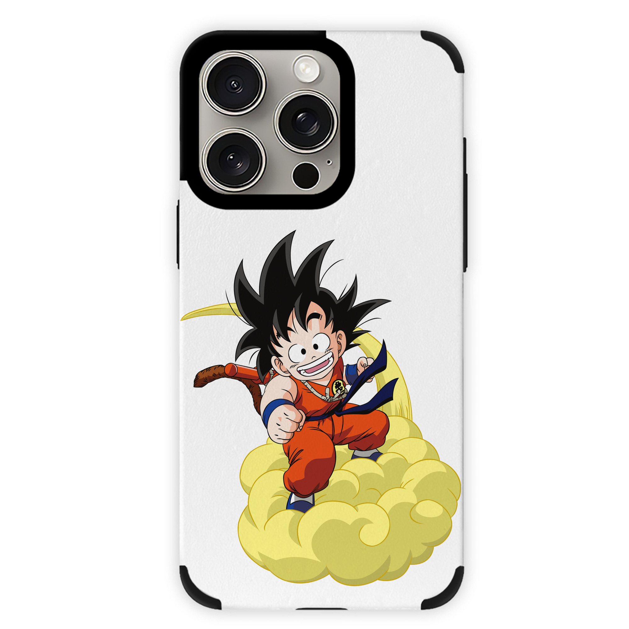 （画像用） ドラゴンボール 孫悟空（そん ごくう）Son Goku カカロット DRAGON BALL Kakarotto 【iPhone15ProMax対応】 PUレザー スマホケース 耐衝撃＆黄変防止