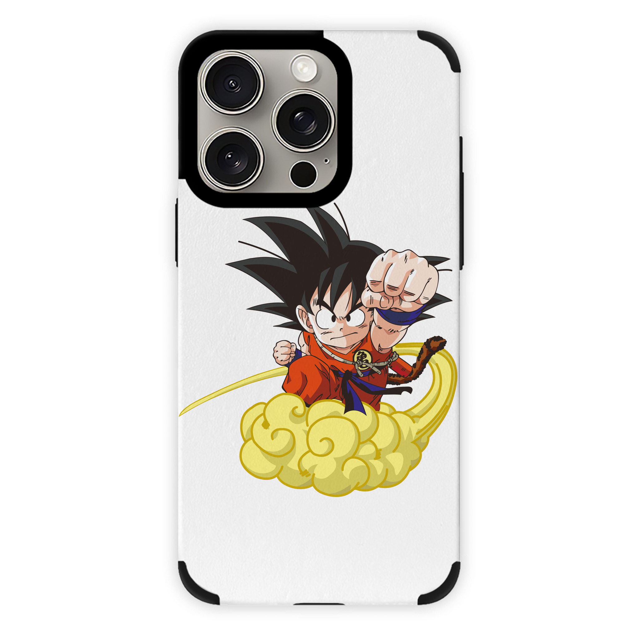 （画像用） ドラゴンボール 孫悟空（そん ごくう）Son Goku カカロット DRAGON BALL Kakarotto 【iPhone15ProMax対応】 PUレザー スマホケース 耐衝撃＆黄変防止