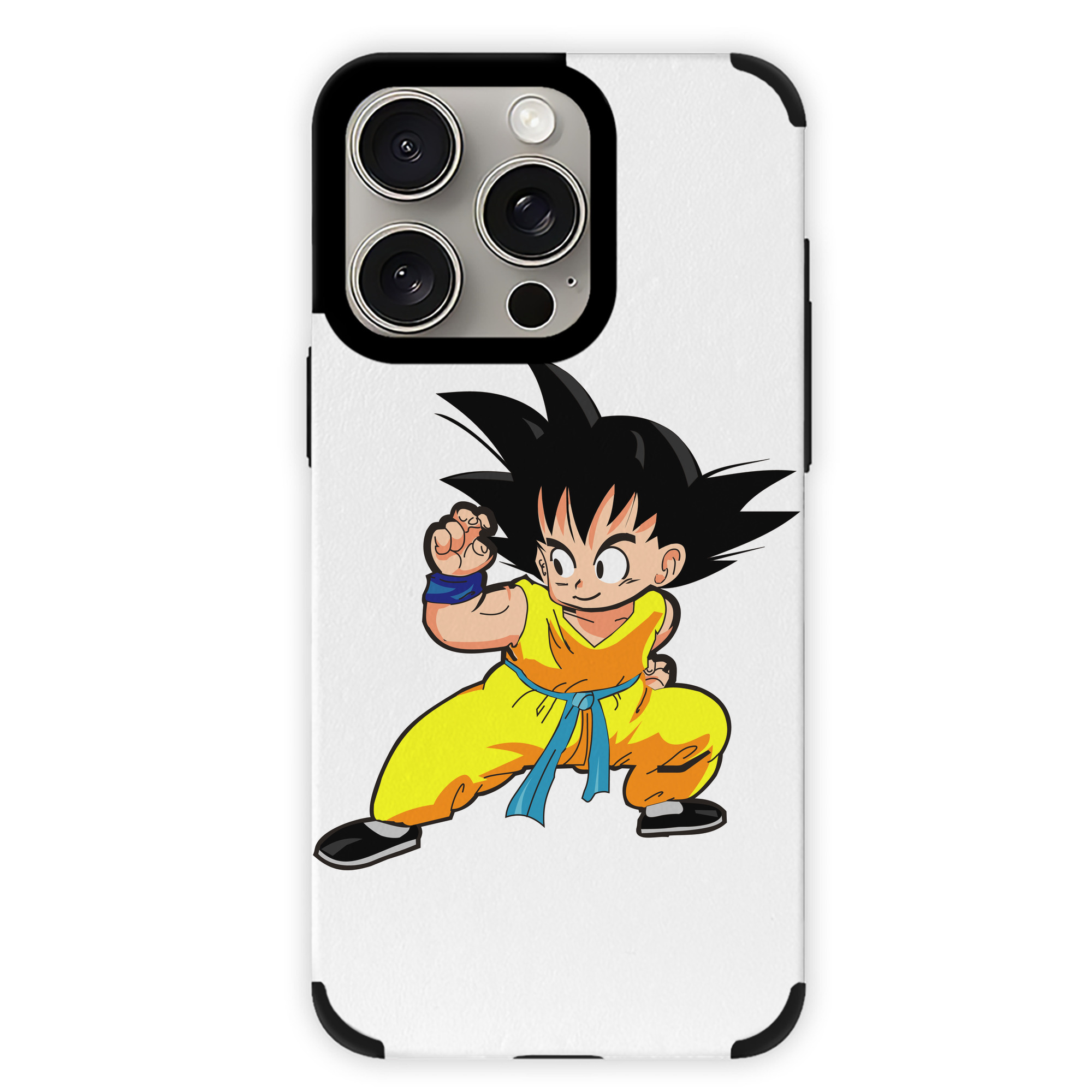 （画像用） ドラゴンボール 孫悟空（そん ごくう）Son Goku カカロット DRAGON BALL Kakarotto 【iPhone15ProMax対応】 PUレザー スマホケース 耐衝撃＆黄変防止