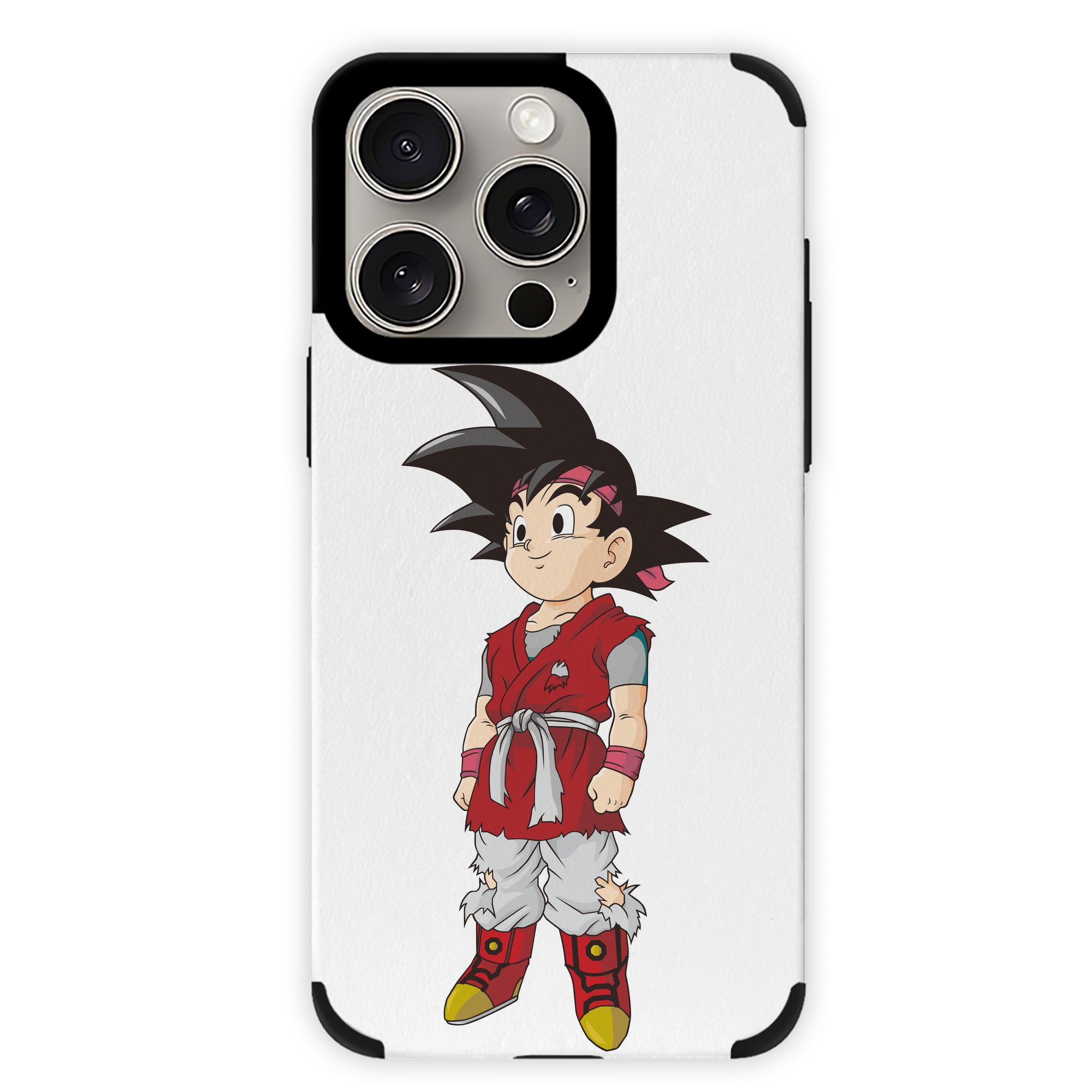 （画像用） ドラゴンボール 孫悟空（そん ごくう）Son Goku カカロット DRAGON BALL Kakarotto 【iPhone15ProMax対応】 PUレザー スマホケース 耐衝撃＆黄変防止