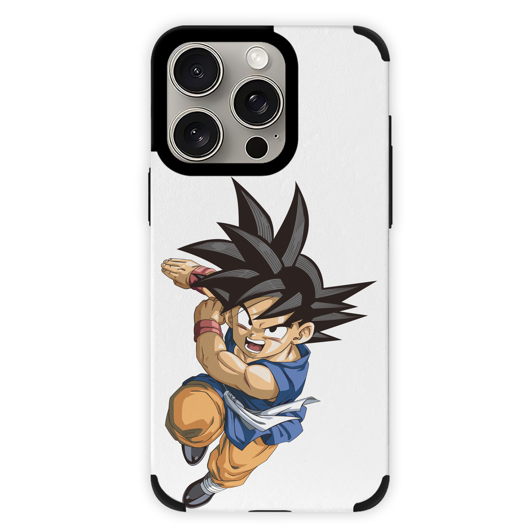 （画像用） ドラゴンボール 孫悟空（そん ごくう）Son Goku カカロット DRAGON BALL Kakarotto 【iPhone15ProMax対応】 PUレザー スマホケース 耐衝撃＆黄変防止