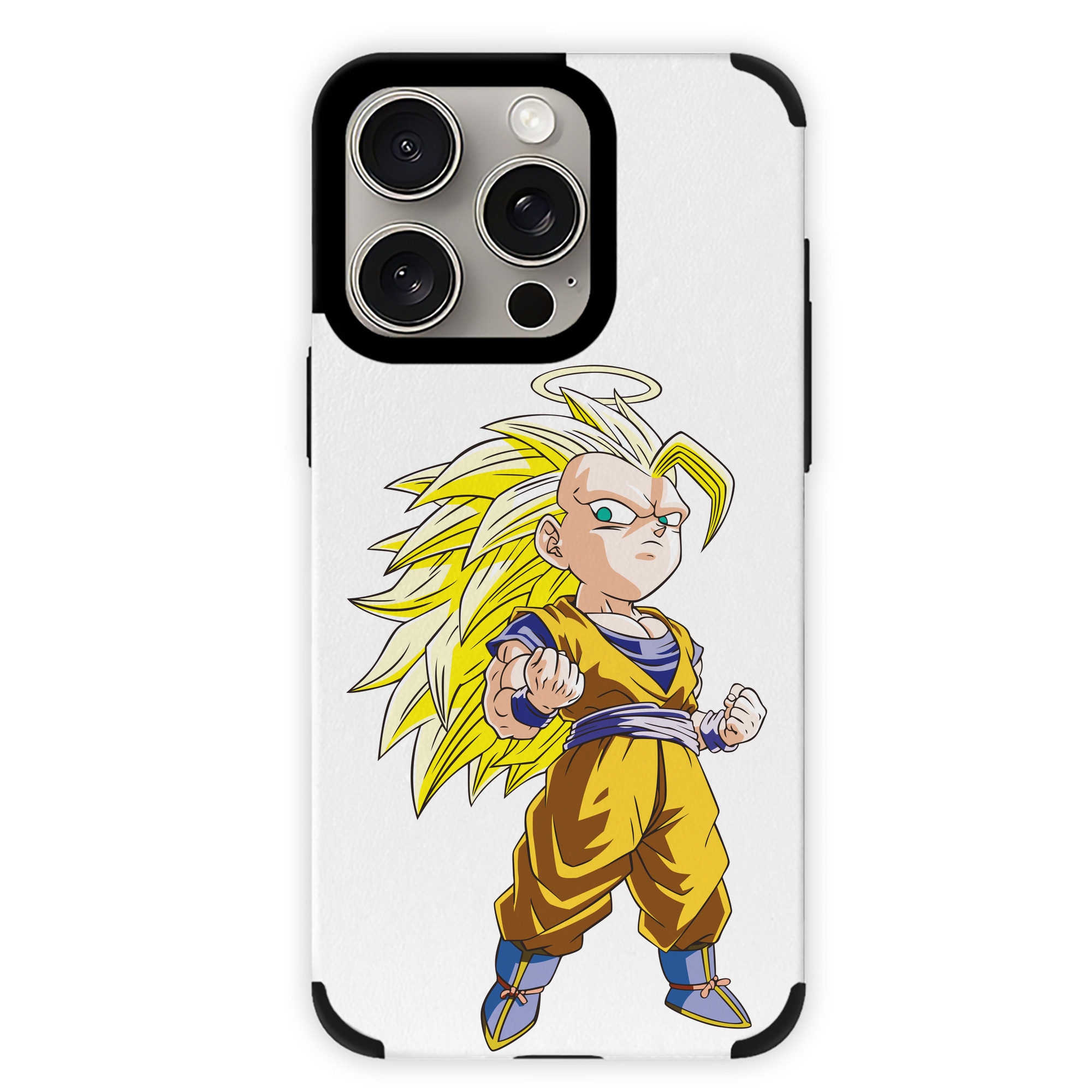 （画像用） ドラゴンボール 孫悟空（そん ごくう）Son Goku カカロット DRAGON BALL Kakarotto 【iPhone15ProMax対応】 PUレザー スマホケース 耐衝撃＆黄変防止