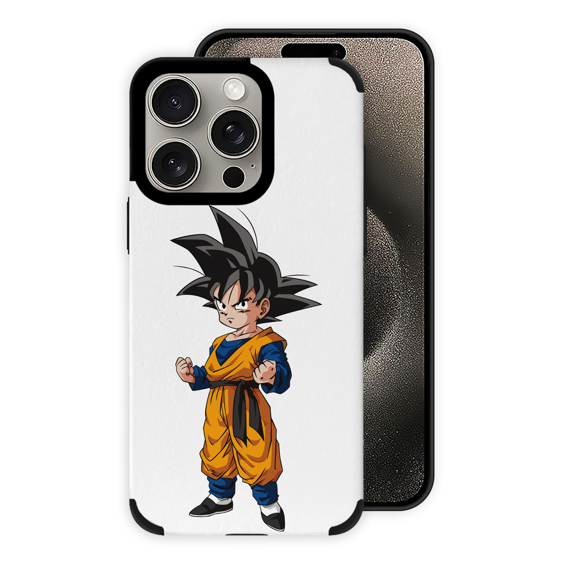 （画像用） ドラゴンボール 孫悟空（そん ごくう）Son Goku カカロット DRAGON BALL Kakarotto 【iPhone15ProMax対応】 PUレザー スマホケース 耐衝撃＆黄変防止
