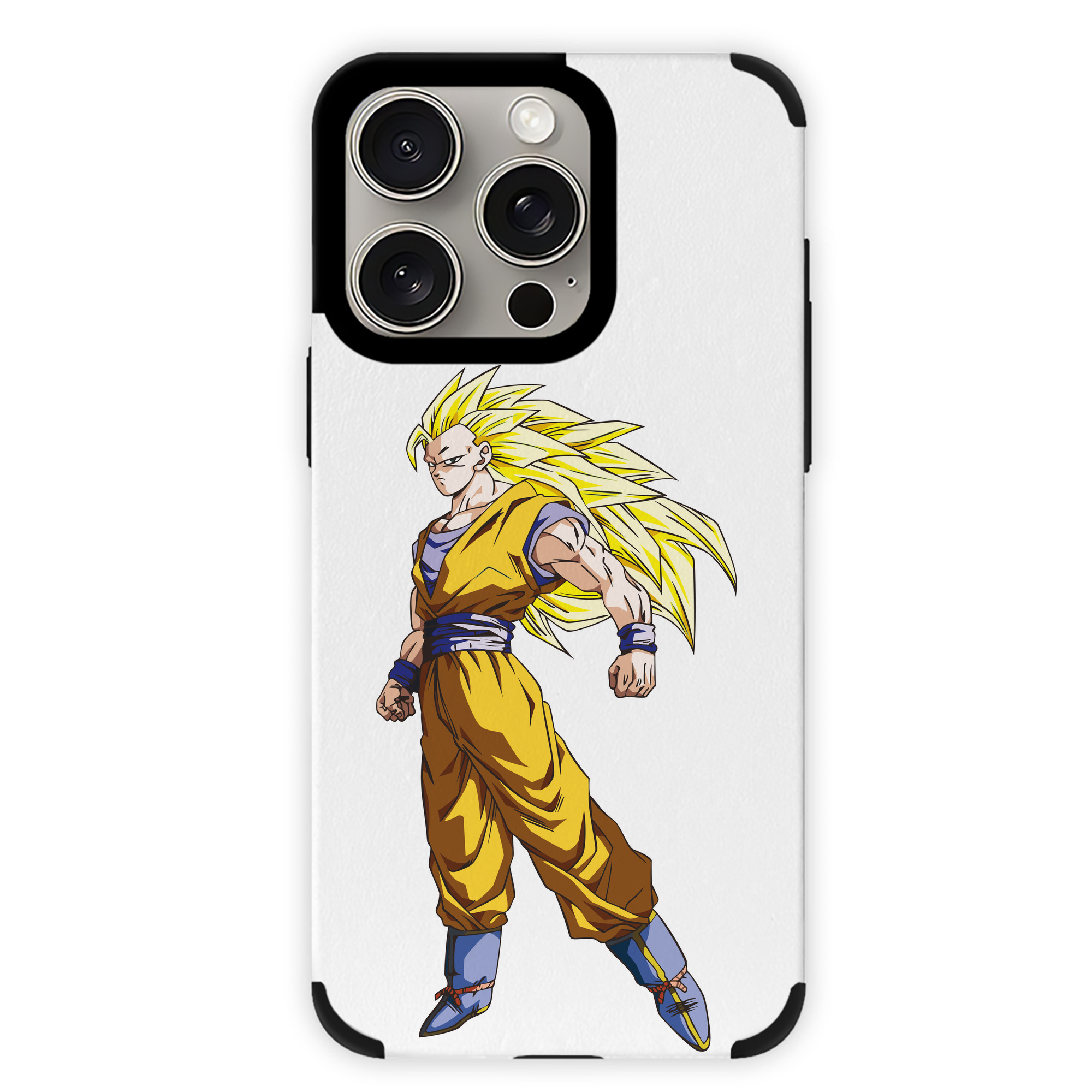 （画像用） ドラゴンボール 孫悟空（そん ごくう）Son Goku カカロット DRAGON BALL Kakarotto 【iPhone15ProMax対応】 PUレザー スマホケース 耐衝撃＆黄変防止