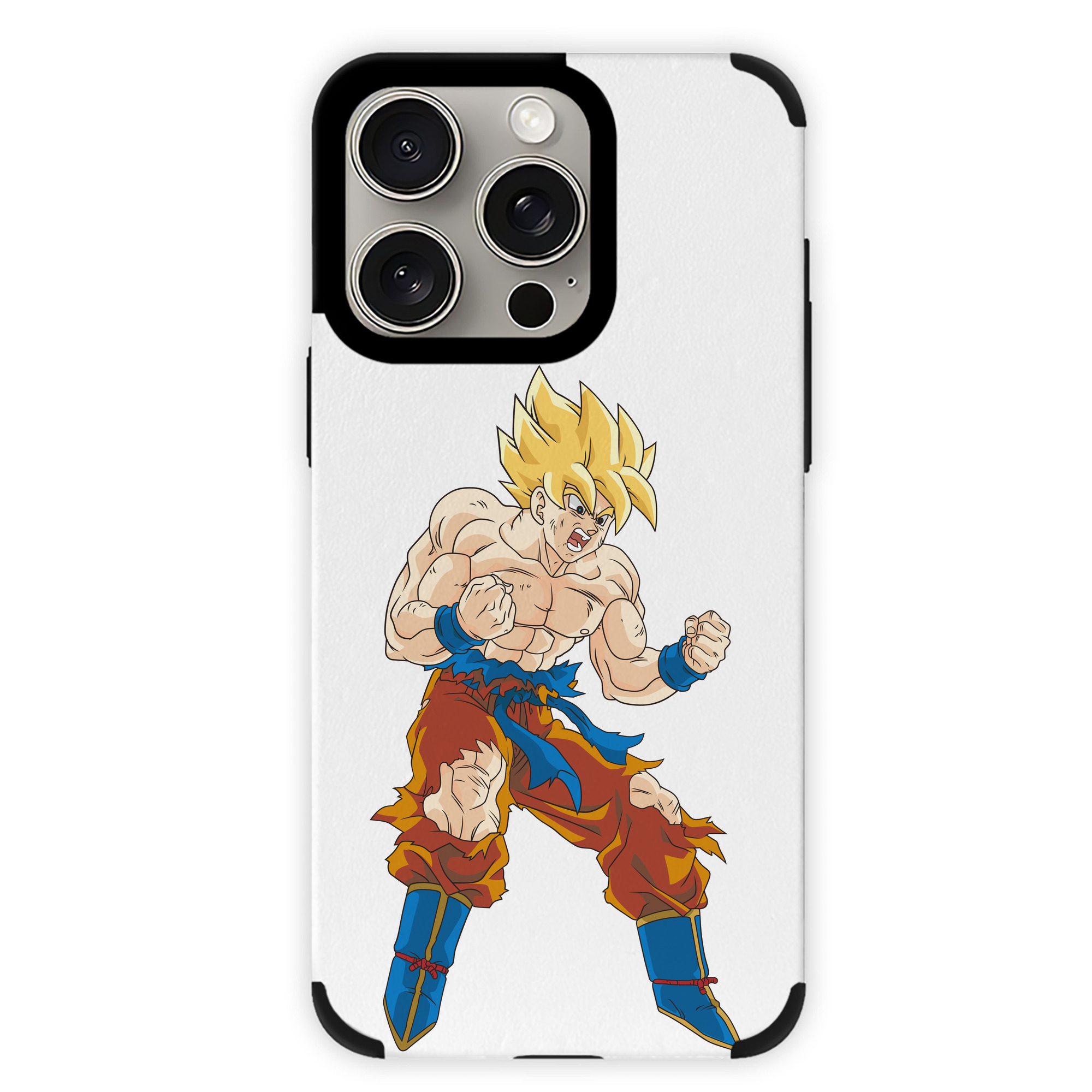 （画像用） ドラゴンボール 孫悟空（そん ごくう）Son Goku カカロット DRAGON BALL Kakarotto 【iPhone15ProMax対応】 PUレザー スマホケース 耐衝撃＆黄変防止