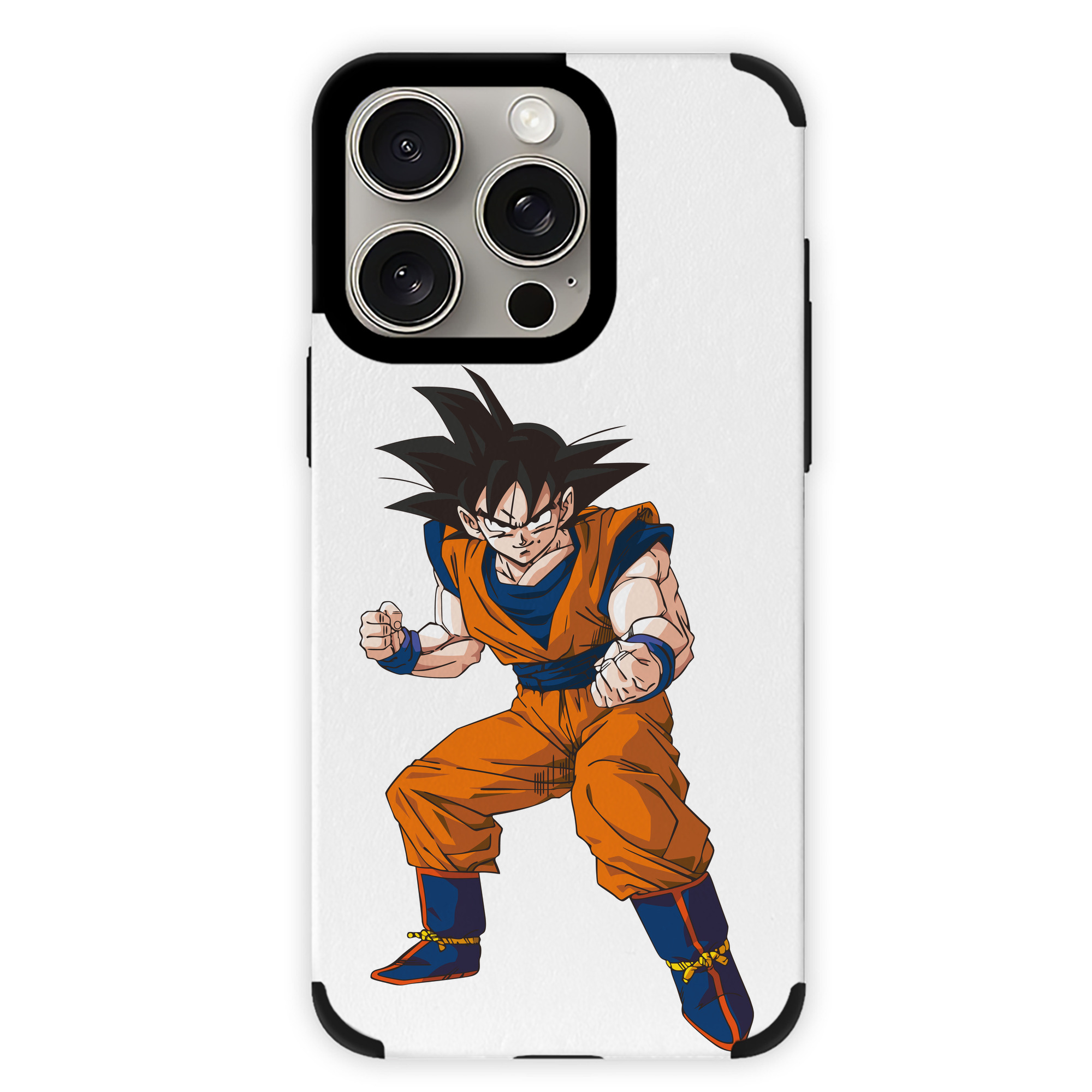 （画像用） ドラゴンボール 孫悟空（そん ごくう）Son Goku カカロット DRAGON BALL Kakarotto 【iPhone15ProMax対応】 PUレザー スマホケース 耐衝撃＆黄変防止