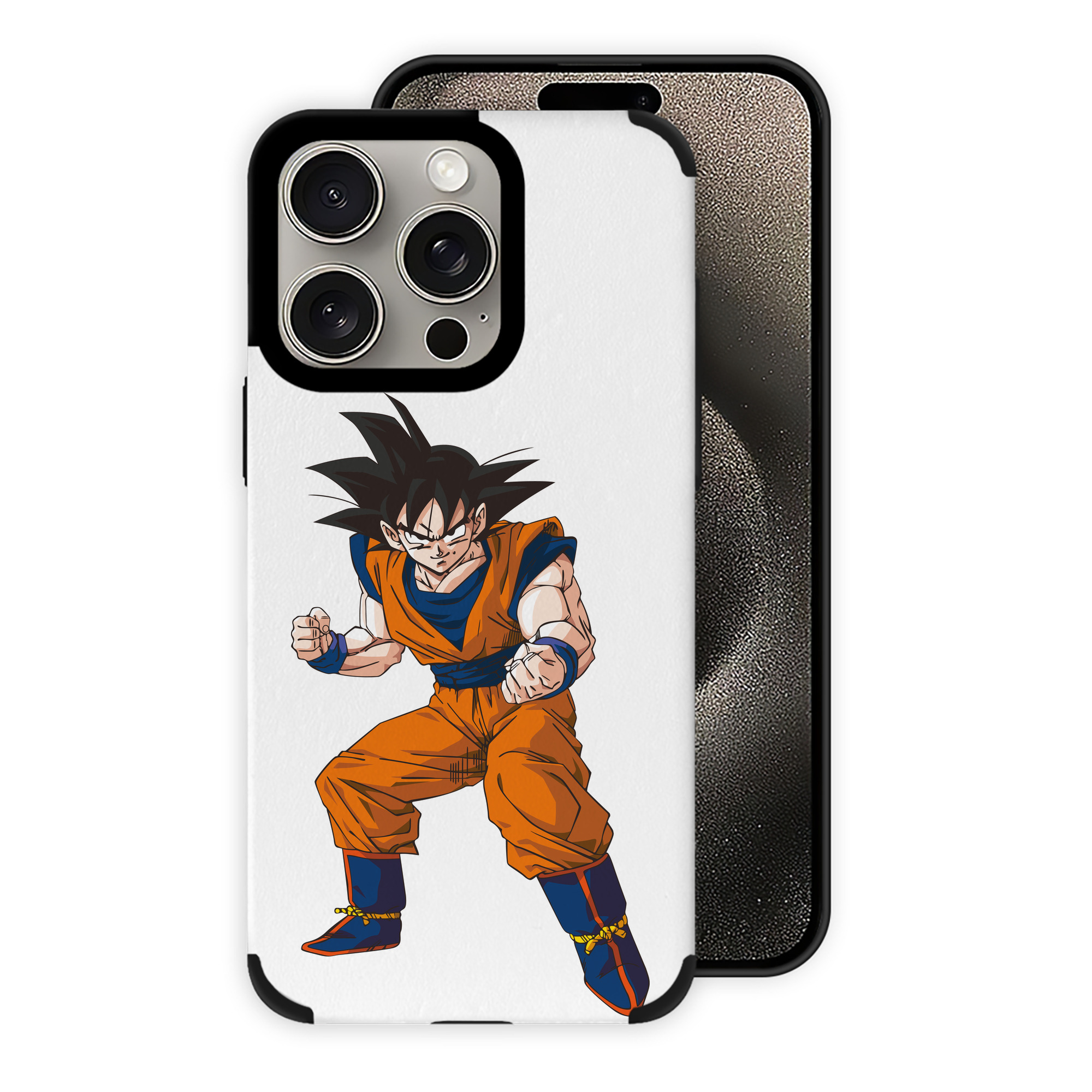 （画像用） ドラゴンボール 孫悟空（そん ごくう）Son Goku カカロット DRAGON BALL Kakarotto 【iPhone15ProMax対応】 PUレザー スマホケース 耐衝撃＆黄変防止