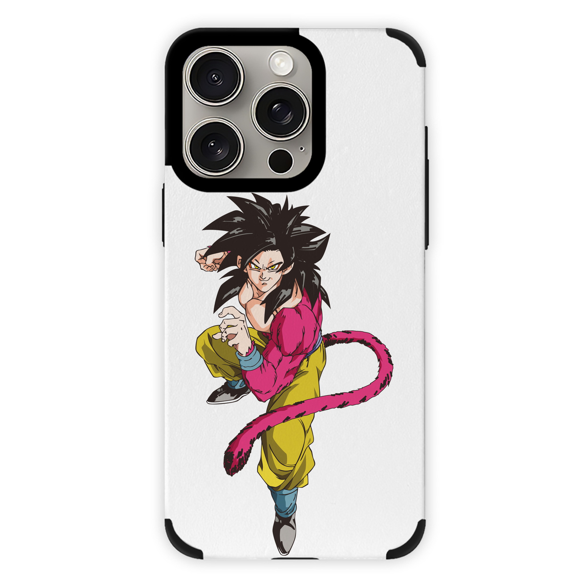 （画像用） ドラゴンボール 孫悟空（そん ごくう）Son Goku カカロット DRAGON BALL Kakarotto 【iPhone15ProMax対応】 PUレザー スマホケース 耐衝撃＆黄変防止