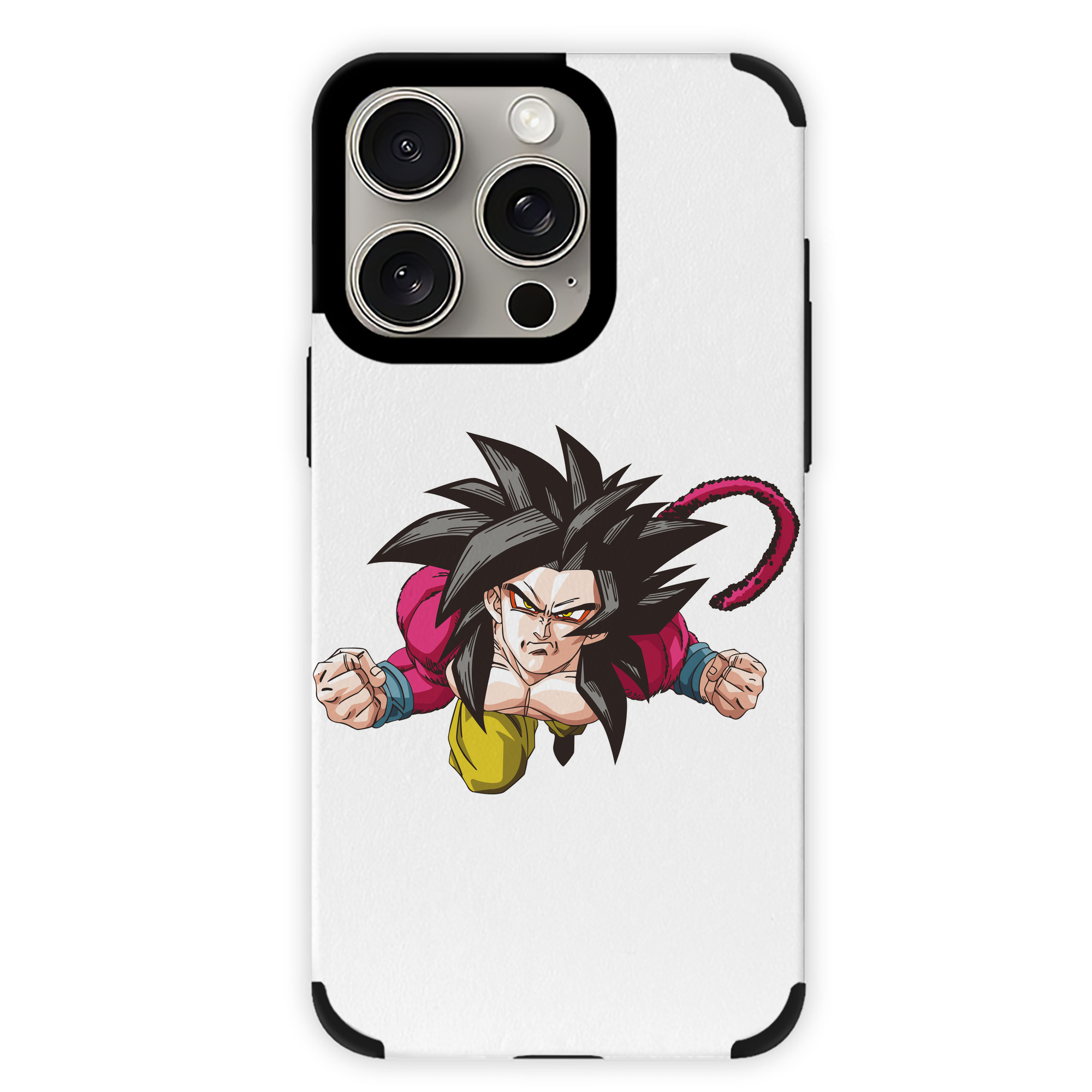 （画像用） ドラゴンボール 孫悟空（そん ごくう）Son Goku カカロット DRAGON BALL Kakarotto 【iPhone15ProMax対応】 PUレザー スマホケース 耐衝撃＆黄変防止