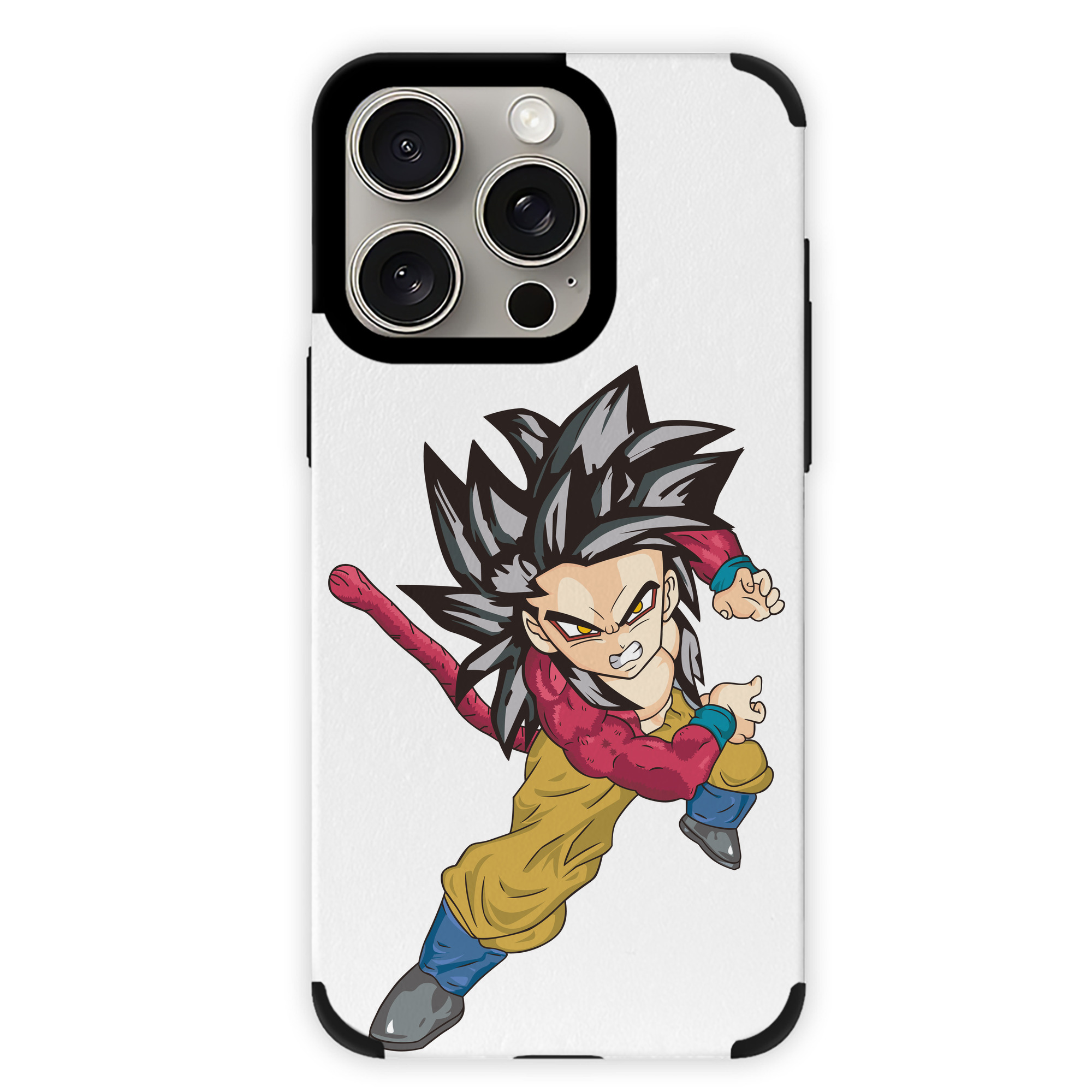 （画像用） ドラゴンボール 孫悟空（そん ごくう）Son Goku カカロット DRAGON BALL Kakarotto 【iPhone15ProMax対応】 PUレザー スマホケース 耐衝撃＆黄変防止