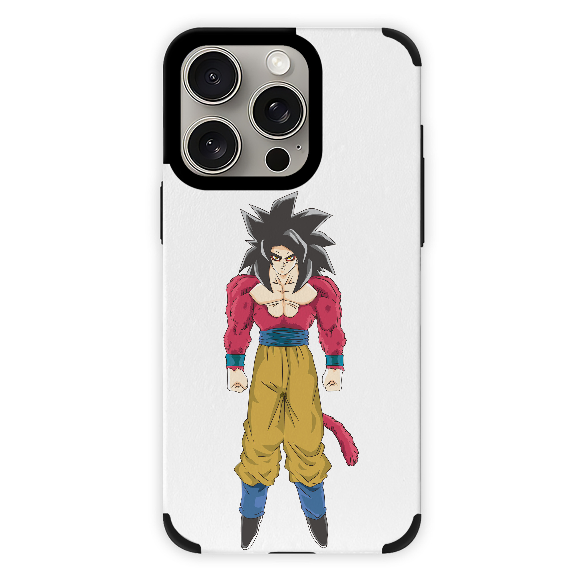 （画像用） ドラゴンボール 孫悟空（そん ごくう）Son Goku カカロット DRAGON BALL Kakarotto 【iPhone15ProMax対応】 PUレザー スマホケース 耐衝撃＆黄変防止