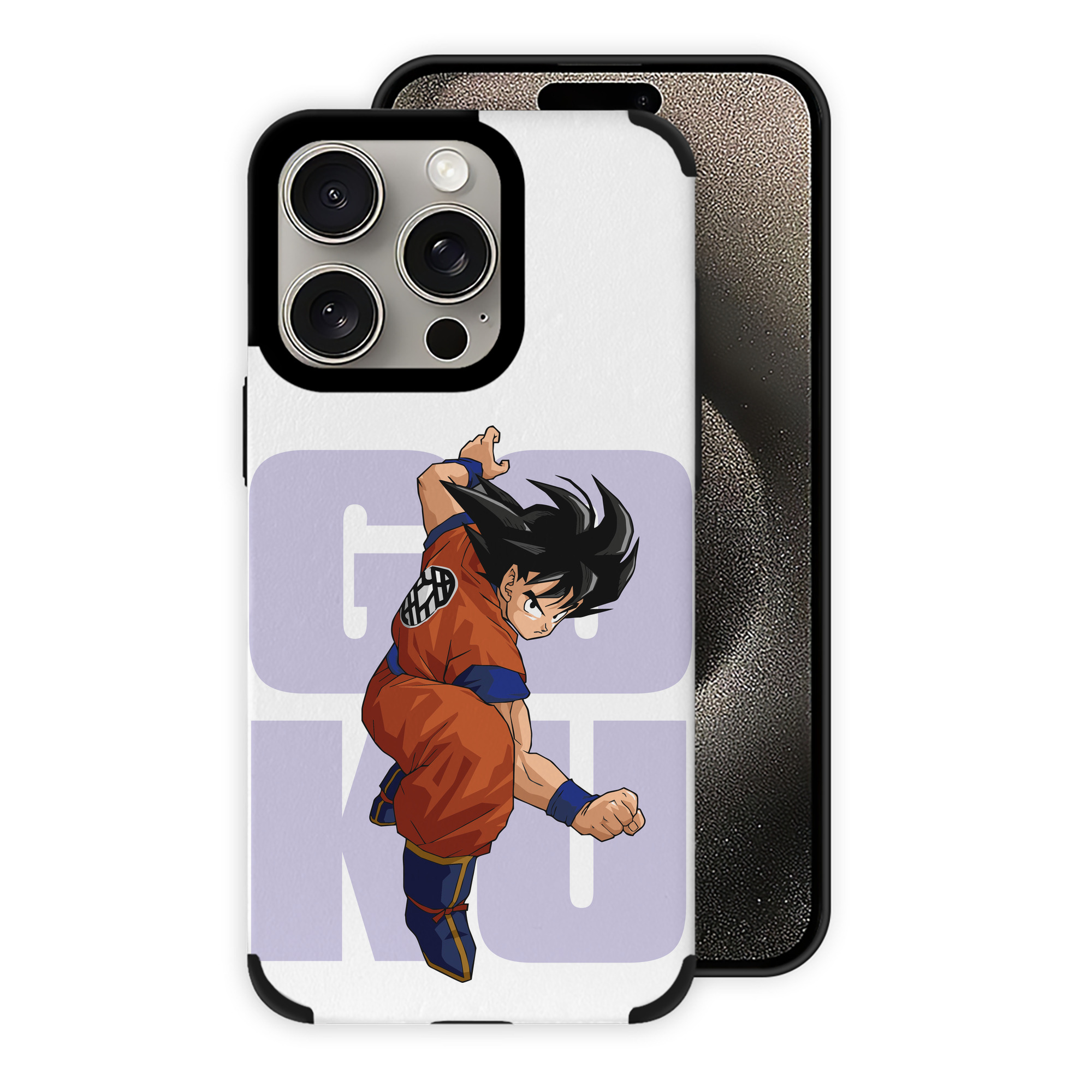 （画像用） ドラゴンボール 孫悟空（そん ごくう）Son Goku カカロット DRAGON BALL Kakarotto 【iPhone15ProMax対応】 PUレザー スマホケース 耐衝撃＆黄変防止