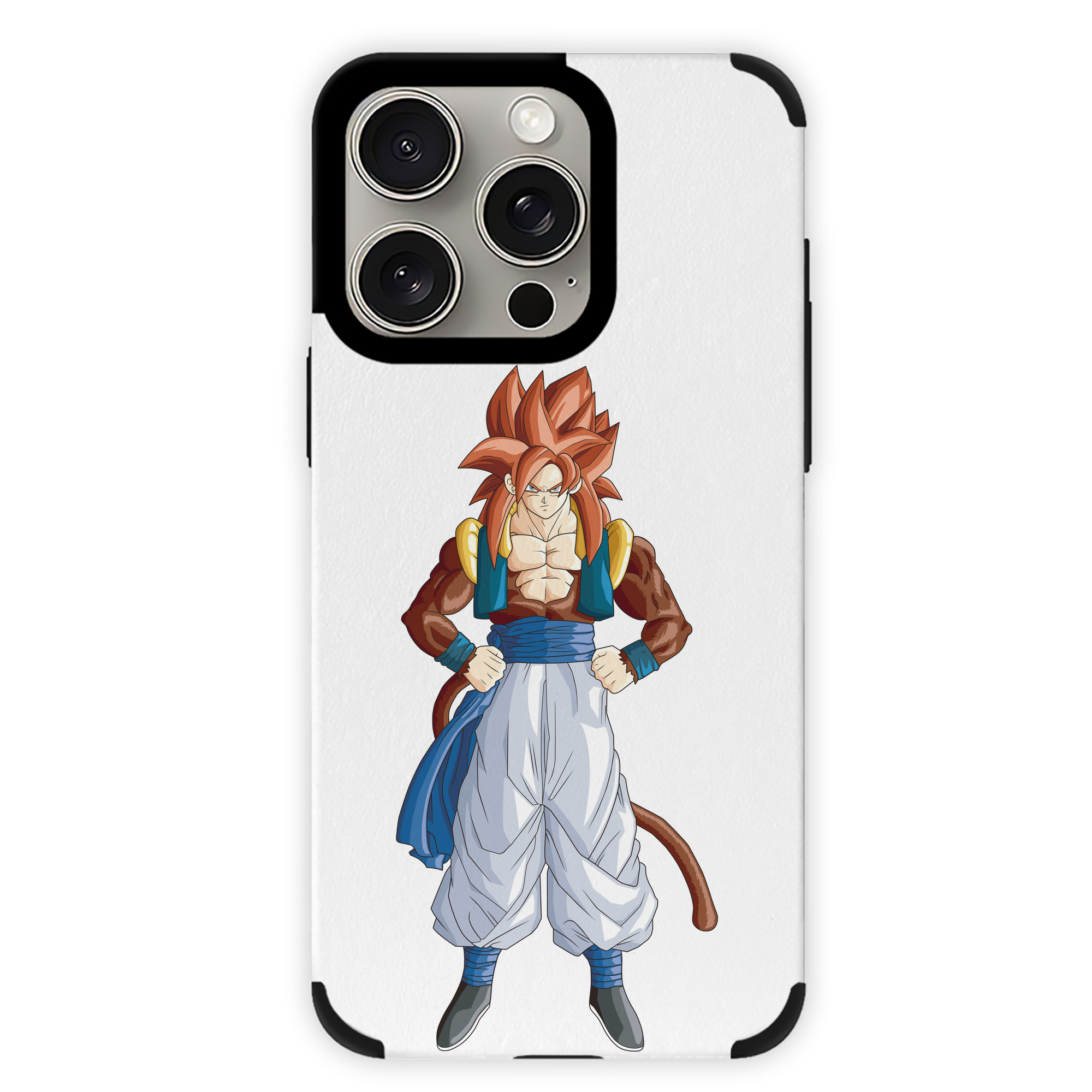 （画像用） ドラゴンボール 孫悟空（そん ごくう）Son Goku カカロット DRAGON BALL Kakarotto 【iPhone15ProMax対応】 PUレザー スマホケース 耐衝撃＆黄変防止