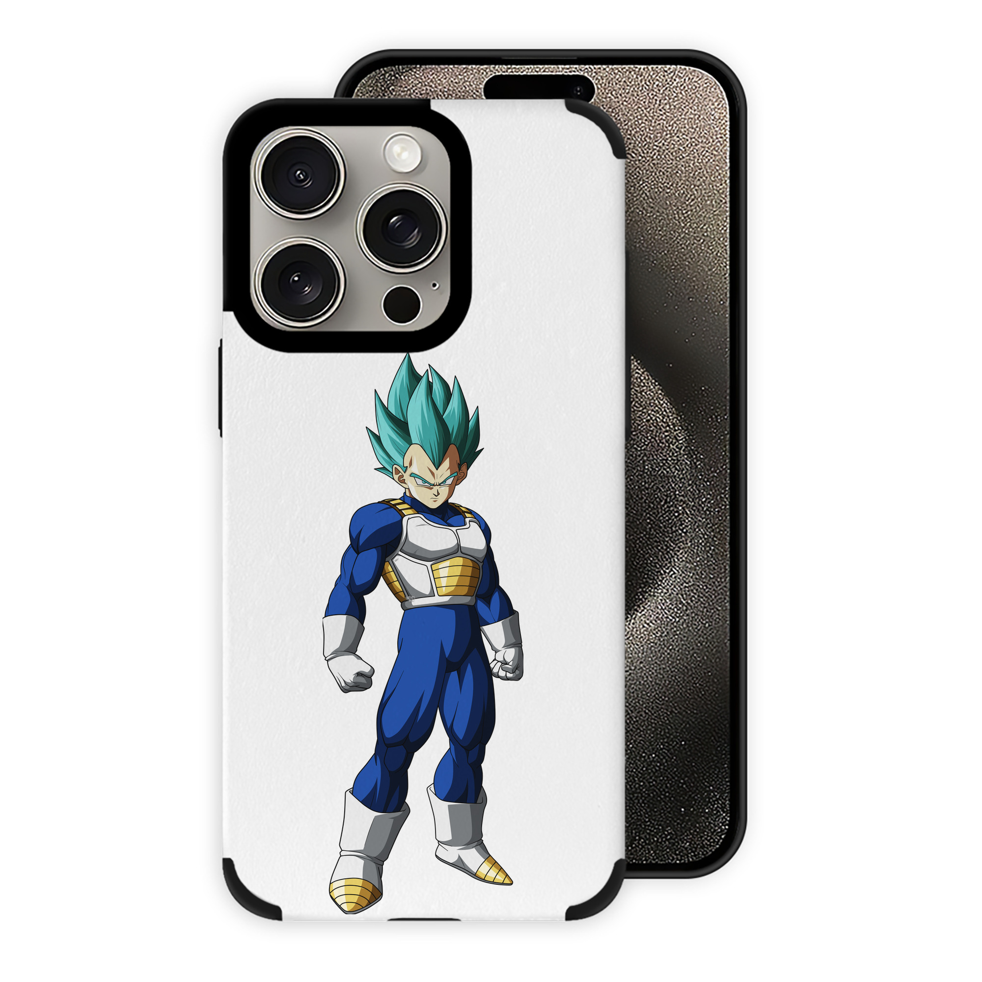 （画像用） ドラゴンボール ベジータ四世（Bejīta Yonsei）DRAGON BALL Vegeta IV 【iPhone15ProMax対応】 PUレザー スマホケース 耐衝撃＆黄変防止