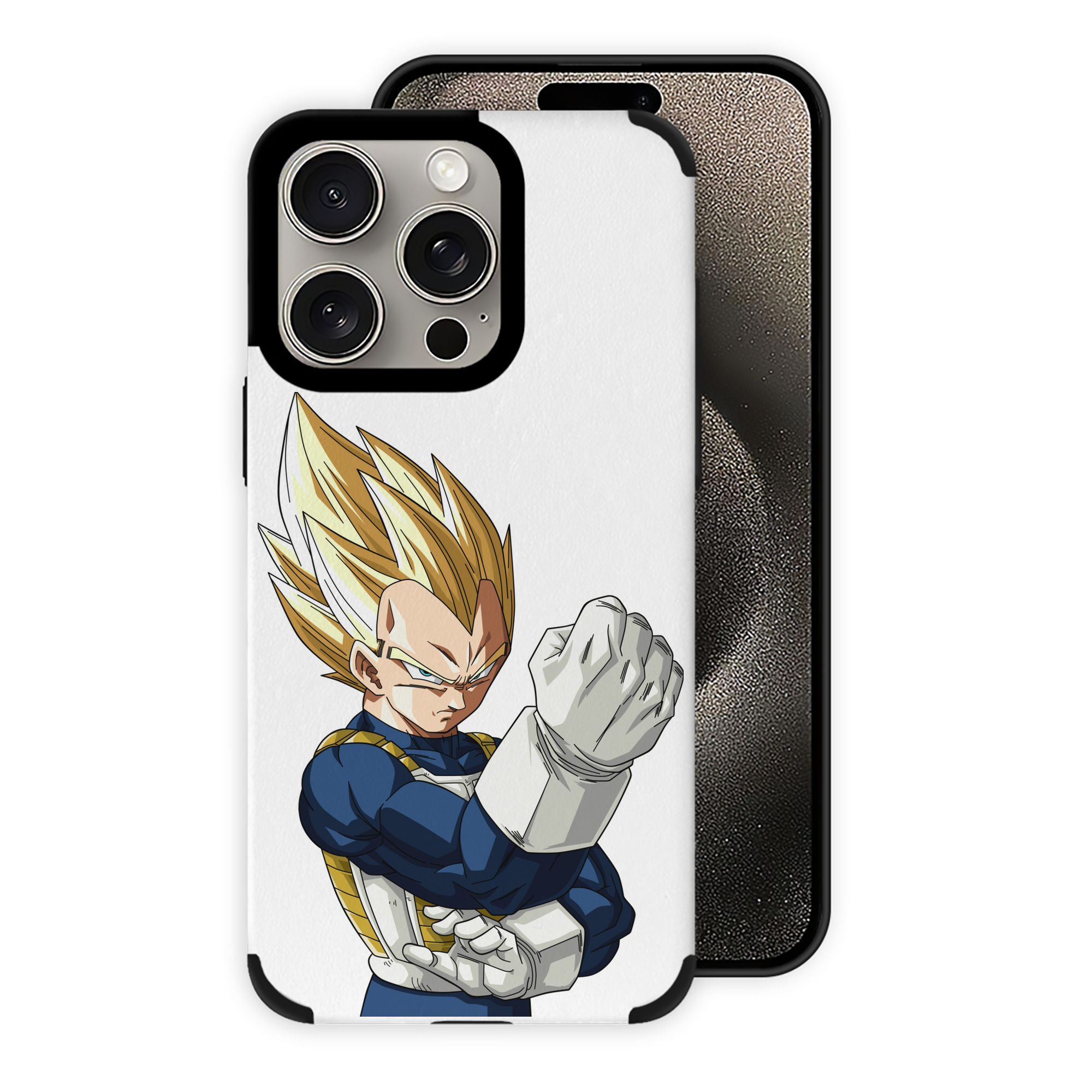 （画像用） ドラゴンボール ベジータ四世（Bejīta Yonsei）DRAGON BALL Vegeta IV 【iPhone15ProMax対応】 PUレザー スマホケース 耐衝撃＆黄変防止