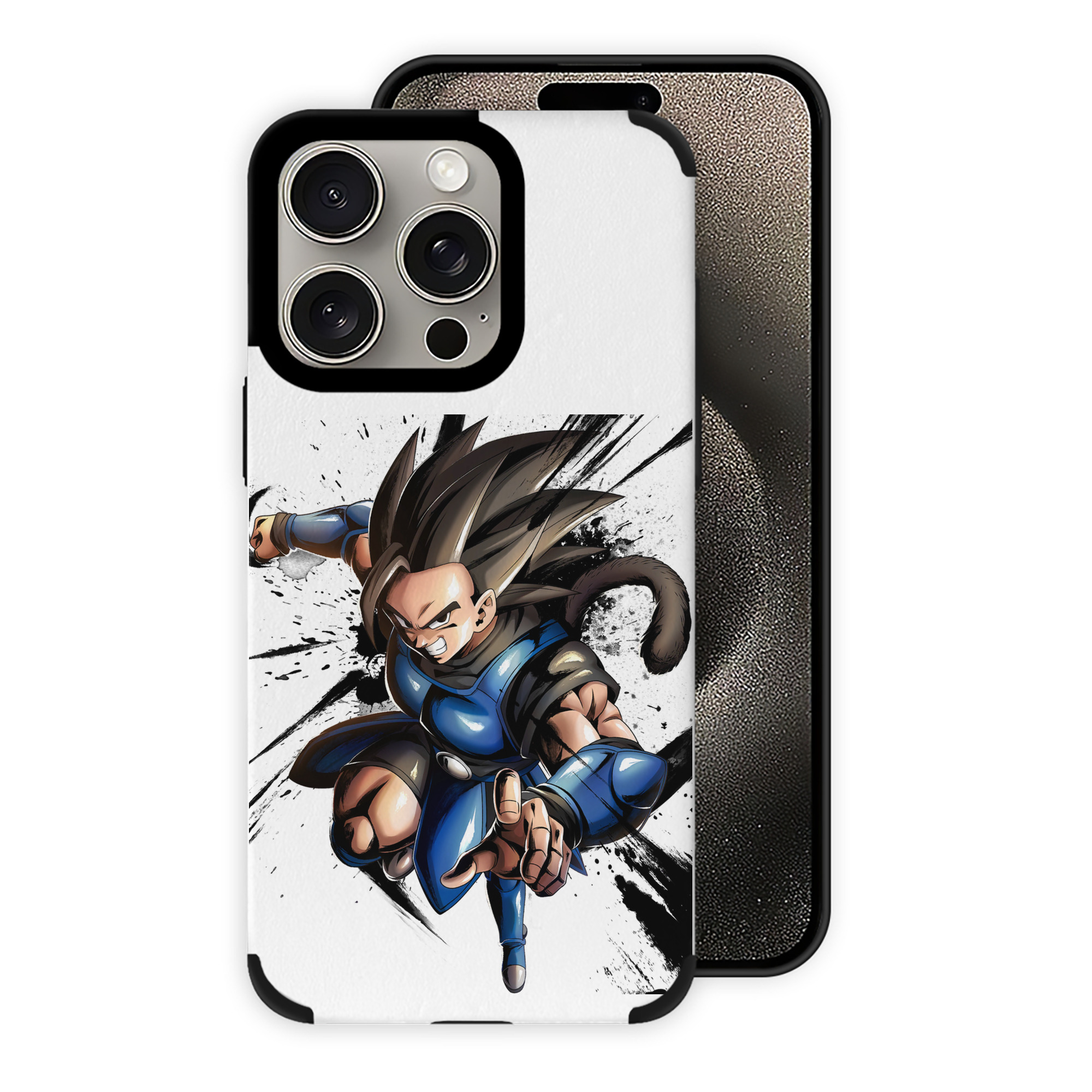 （画像用） ドラゴンボール ベジータ四世（Bejīta Yonsei）DRAGON BALL Vegeta IV 【iPhone15ProMax対応】 PUレザー スマホケース 耐衝撃＆黄変防止