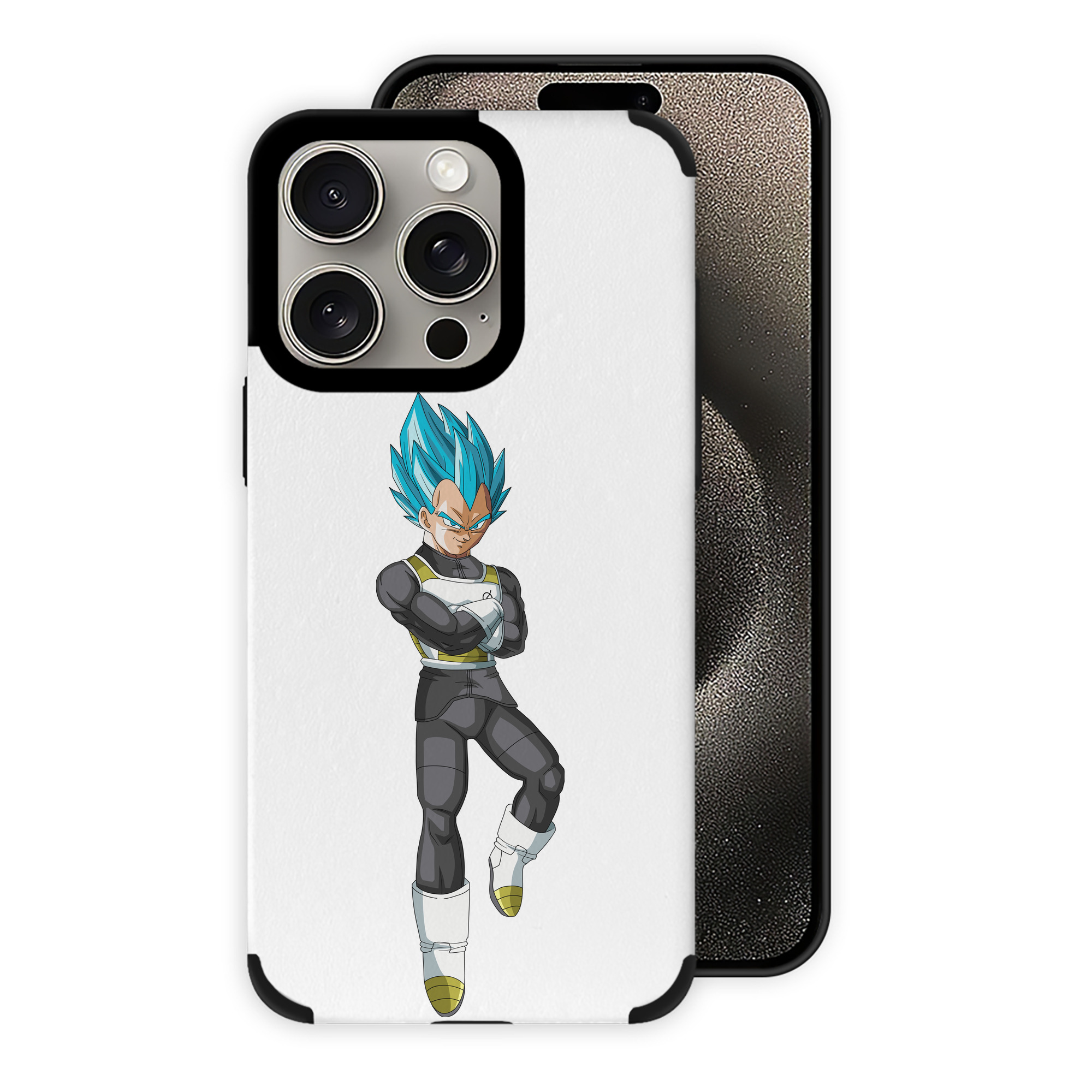 （画像用） ドラゴンボール ベジータ四世（Bejīta Yonsei）DRAGON BALL Vegeta IV 【iPhone15ProMax対応】 PUレザー スマホケース 耐衝撃＆黄変防止