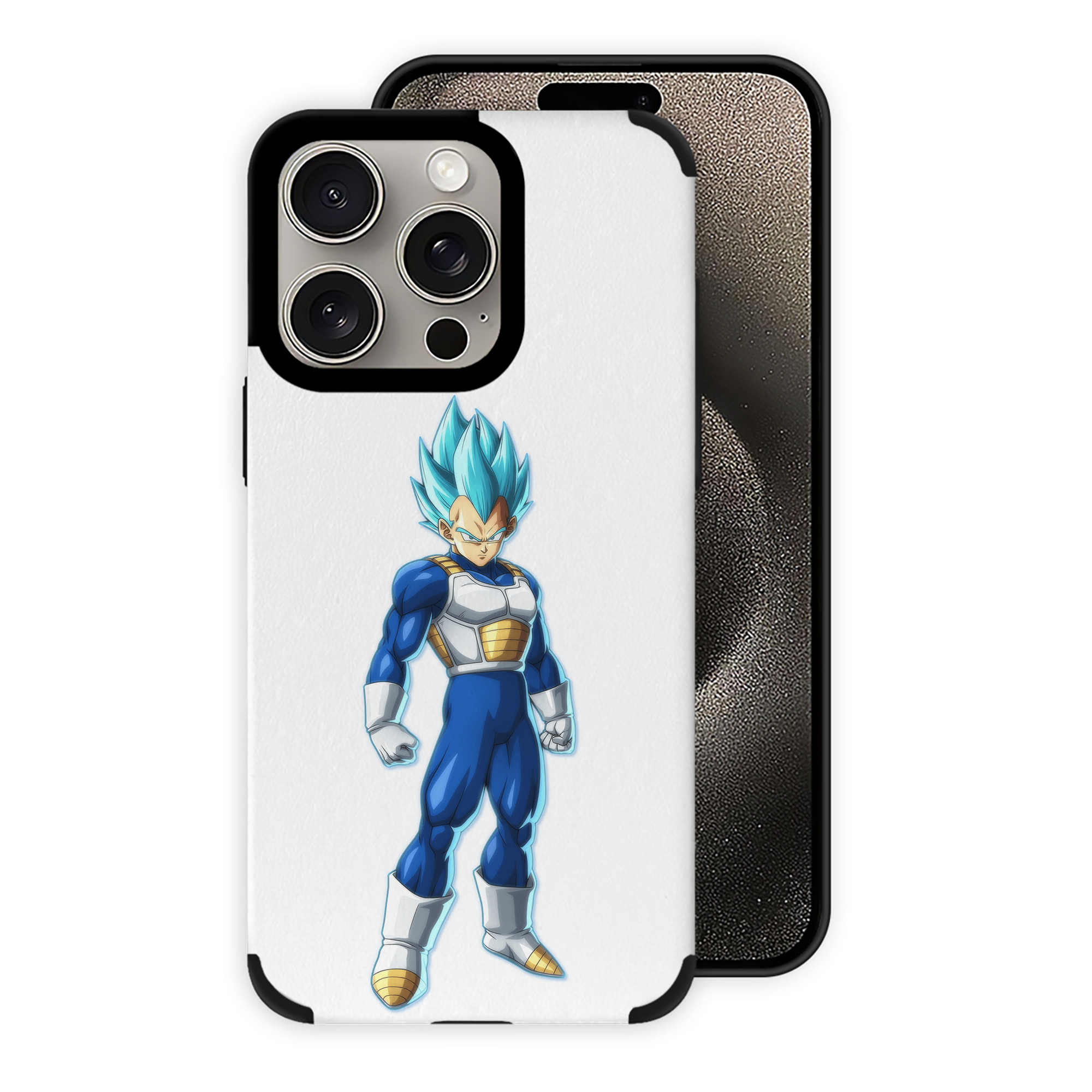 （画像用） ドラゴンボール ベジータ四世（Bejīta Yonsei）DRAGON BALL Vegeta IV 【iPhone15ProMax対応】 PUレザー スマホケース 耐衝撃＆黄変防止