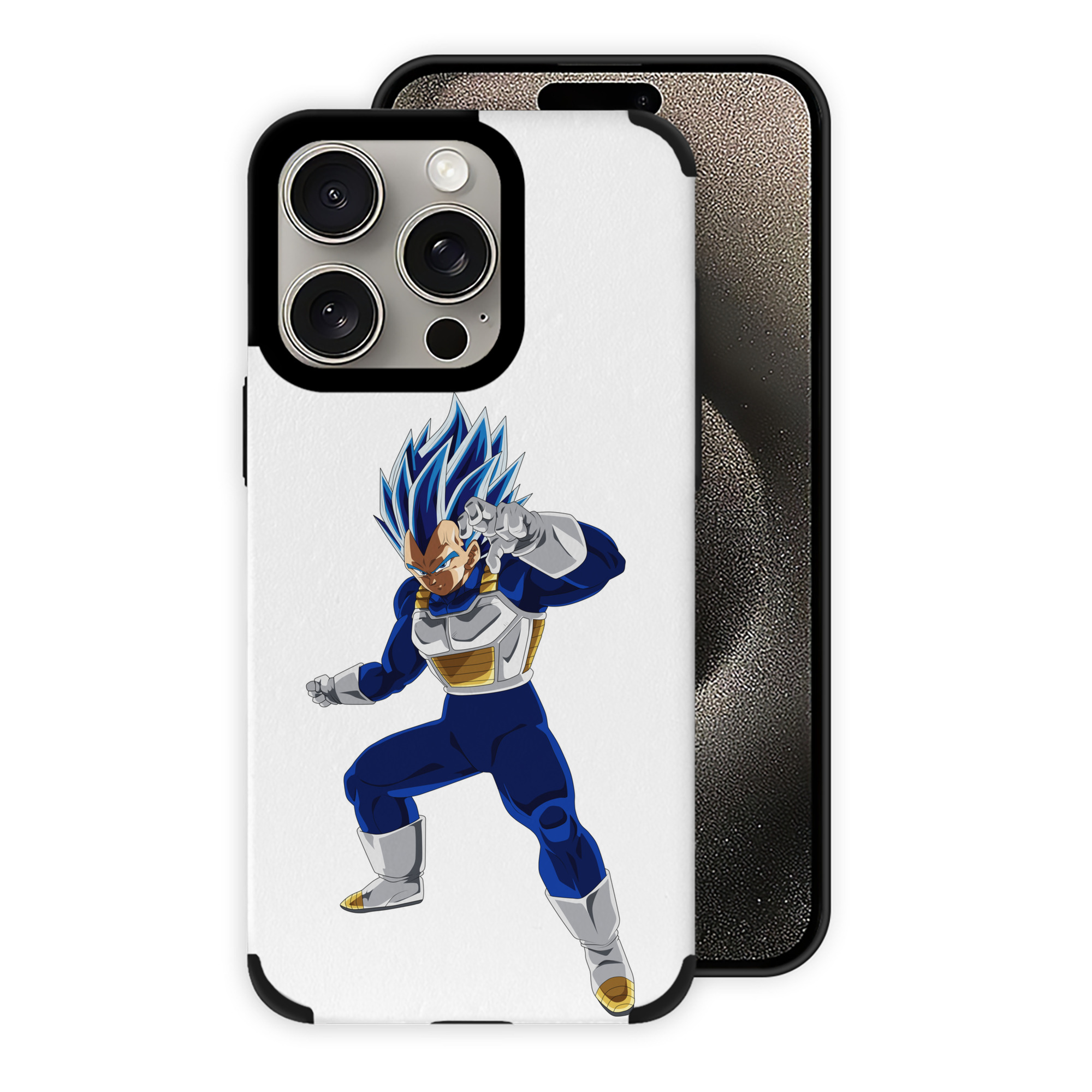 （画像用） ドラゴンボール ベジータ四世（Bejīta Yonsei）DRAGON BALL Vegeta IV 【iPhone15ProMax対応】 PUレザー スマホケース 耐衝撃＆黄変防止
