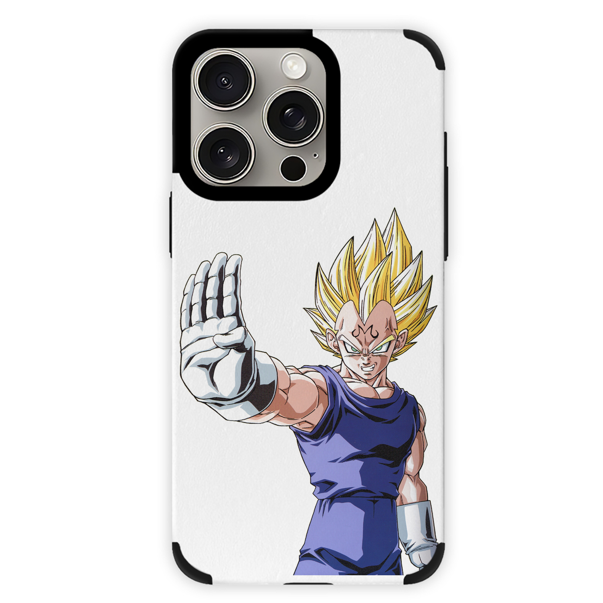 （画像用） ドラゴンボール ベジータ四世（Bejīta Yonsei）DRAGON BALL Vegeta IV 【iPhone15ProMax対応】 PUレザー スマホケース 耐衝撃＆黄変防止