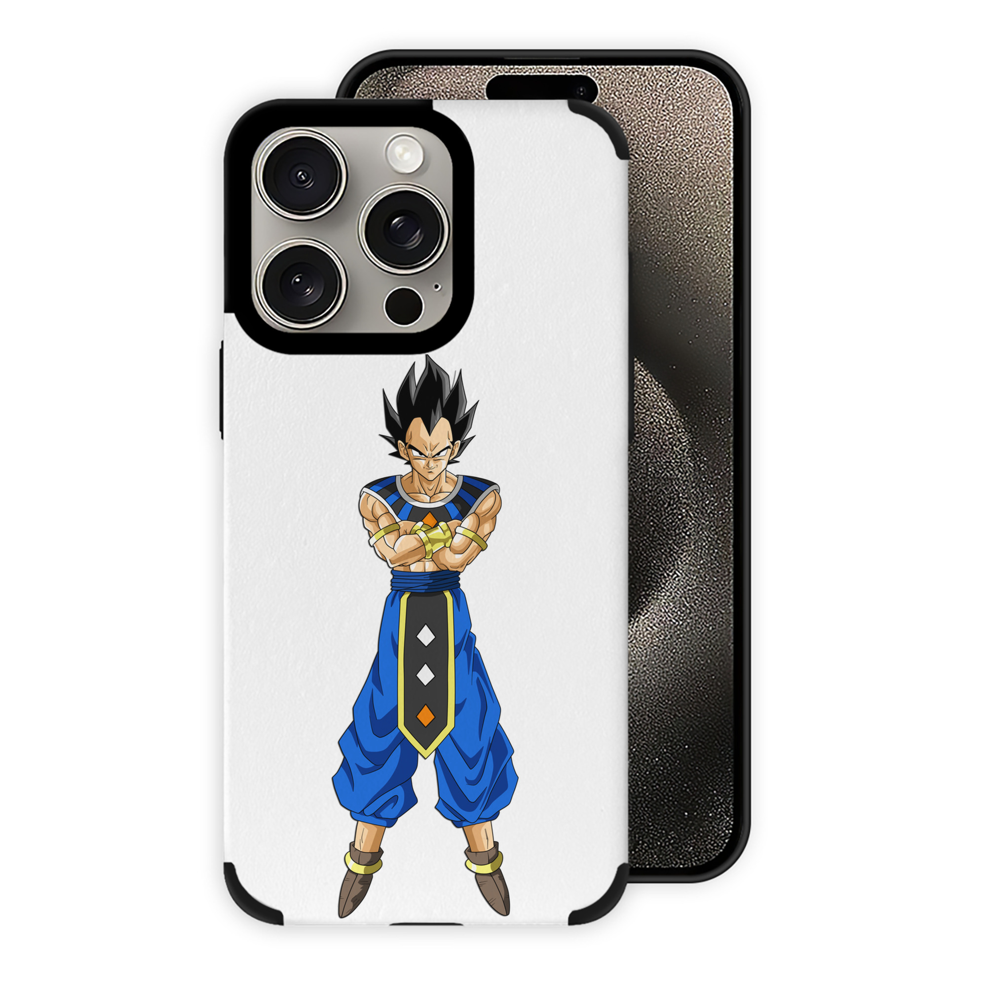 （画像用） ドラゴンボール ベジータ四世（Bejīta Yonsei）DRAGON BALL Vegeta IV 【iPhone15ProMax対応】 PUレザー スマホケース 耐衝撃＆黄変防止