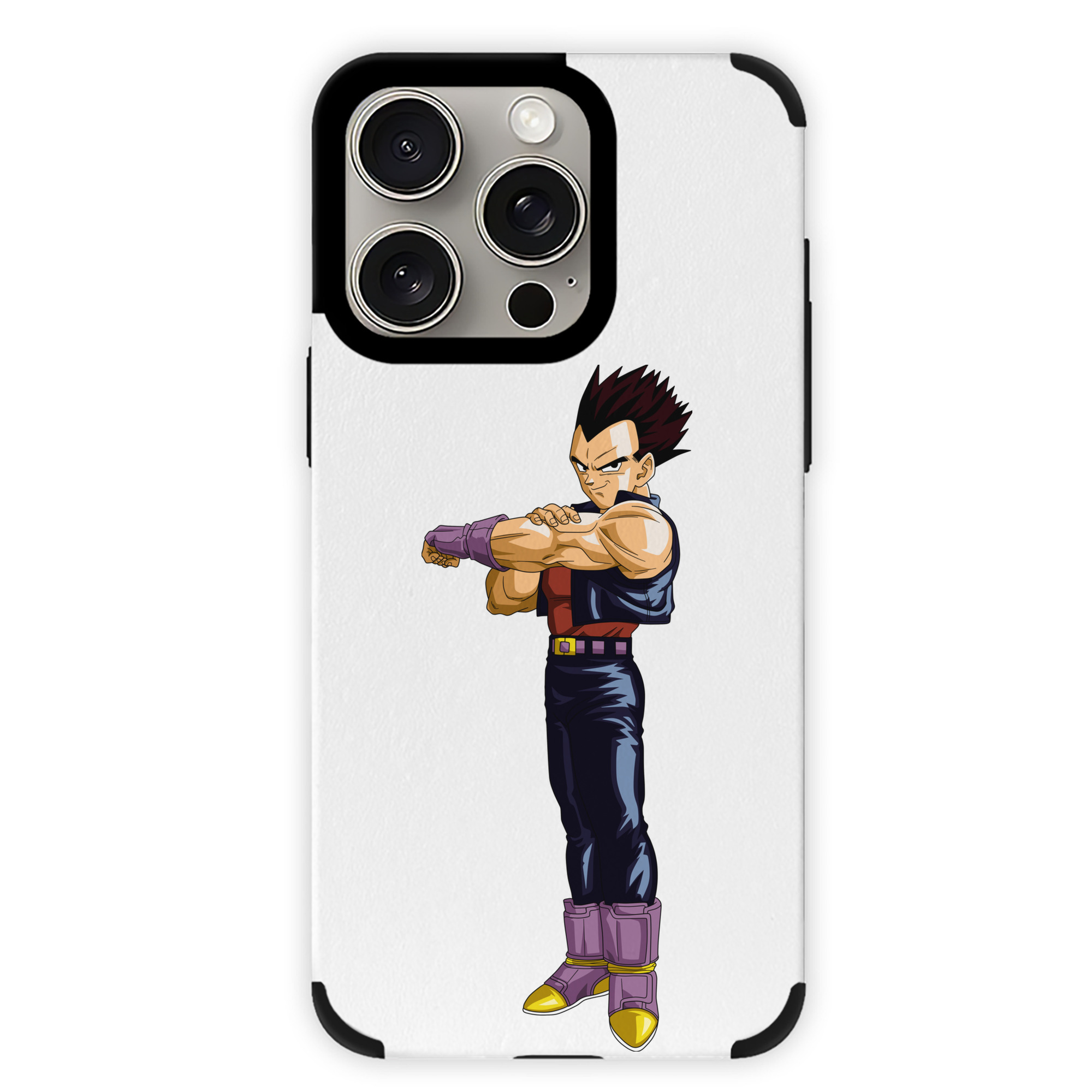 （画像用） ドラゴンボール ベジータ四世（Bejīta Yonsei）DRAGON BALL Vegeta IV 【iPhone15ProMax対応】 PUレザー スマホケース 耐衝撃＆黄変防止