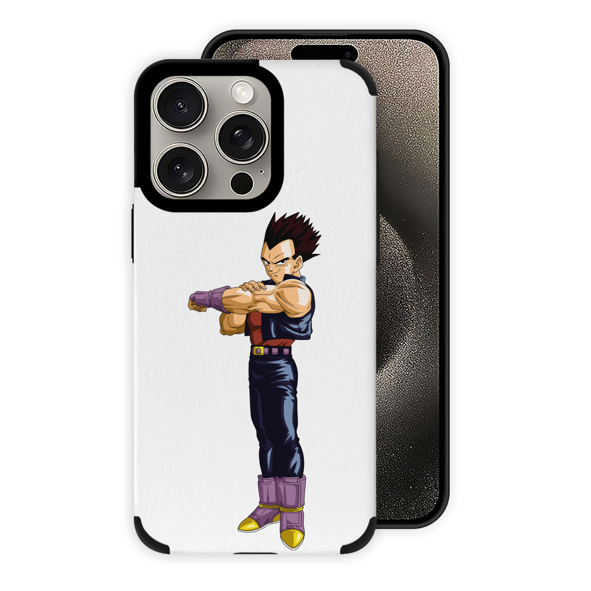 （画像用） ドラゴンボール ベジータ四世（Bejīta Yonsei）DRAGON BALL Vegeta IV 【iPhone15ProMax対応】 PUレザー スマホケース 耐衝撃＆黄変防止
