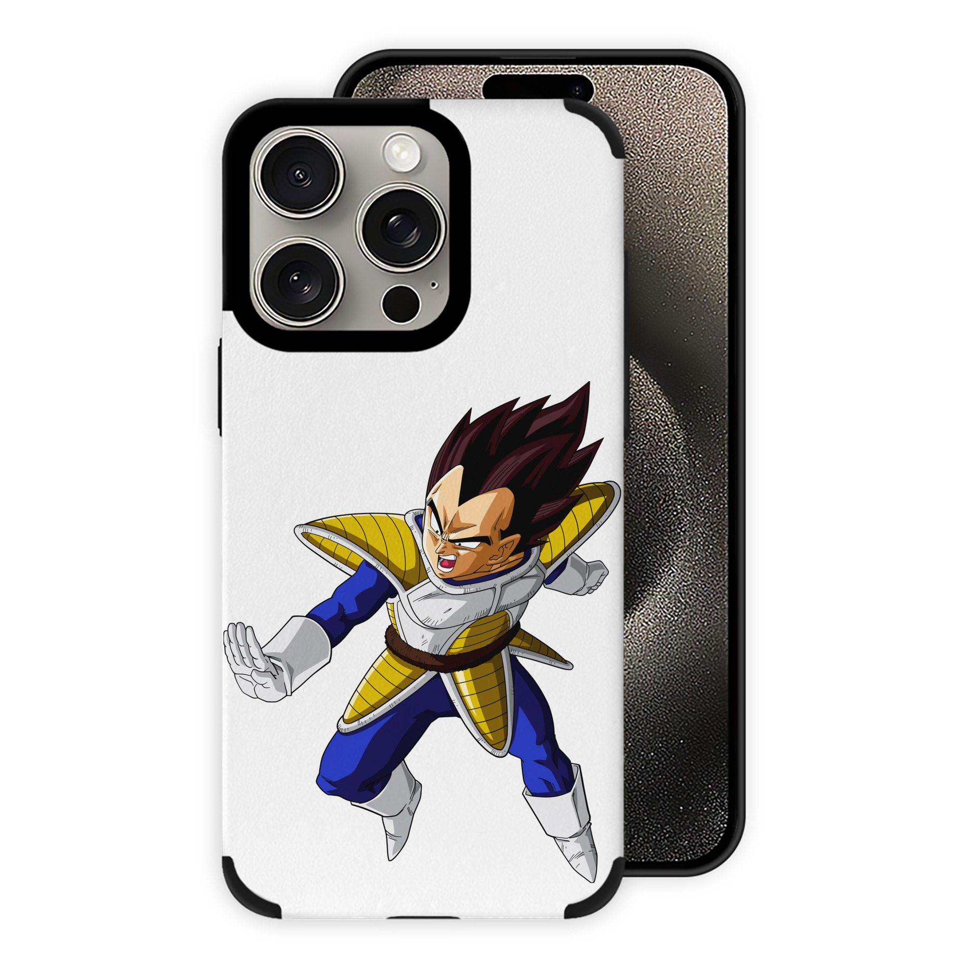 （画像用） ドラゴンボール ベジータ四世（Bejīta Yonsei）DRAGON BALL Vegeta IV 【iPhone15ProMax対応】 PUレザー スマホケース 耐衝撃＆黄変防止