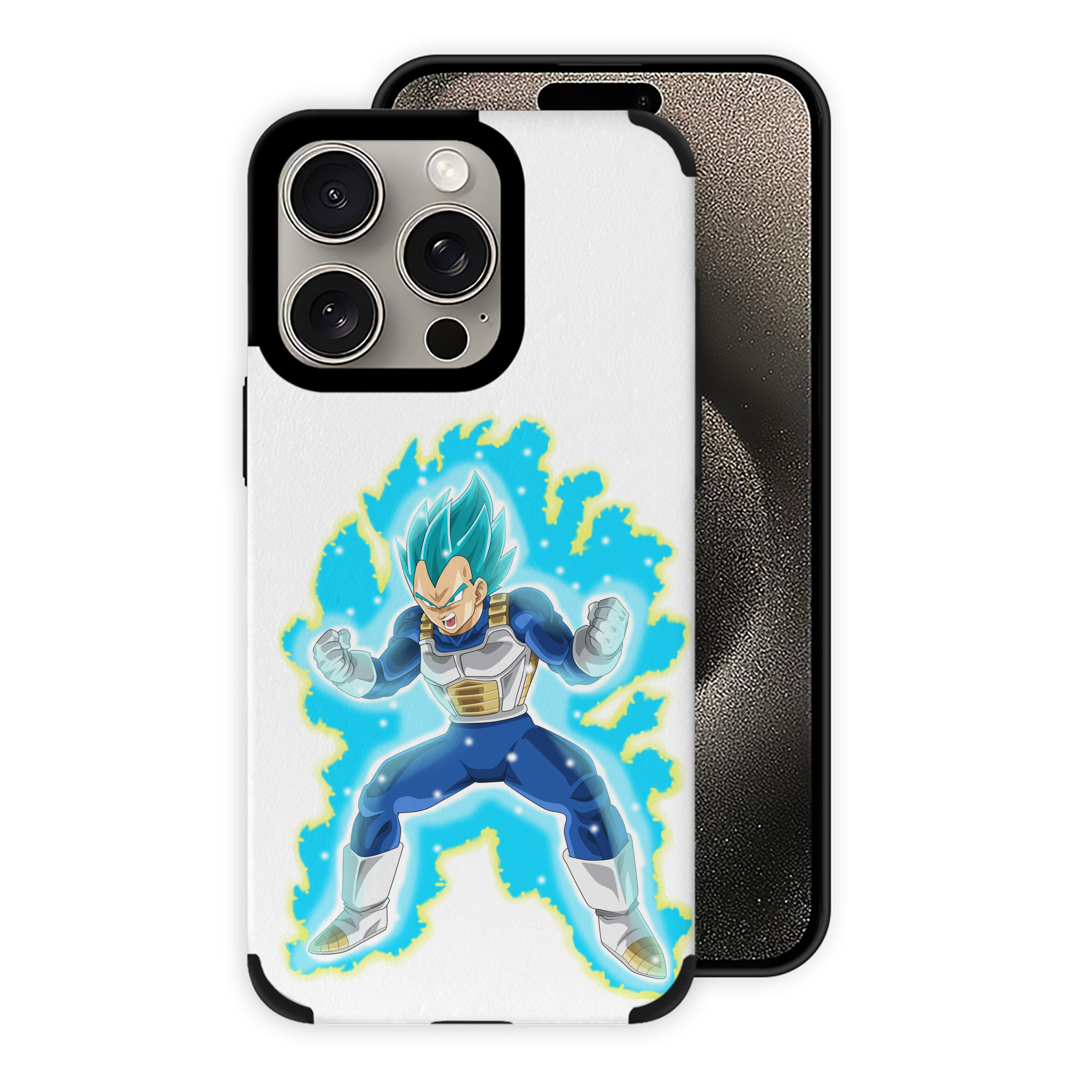 （画像用） ドラゴンボール ベジータ四世（Bejīta Yonsei）DRAGON BALL Vegeta IV 【iPhone15ProMax対応】 PUレザー スマホケース 耐衝撃＆黄変防止