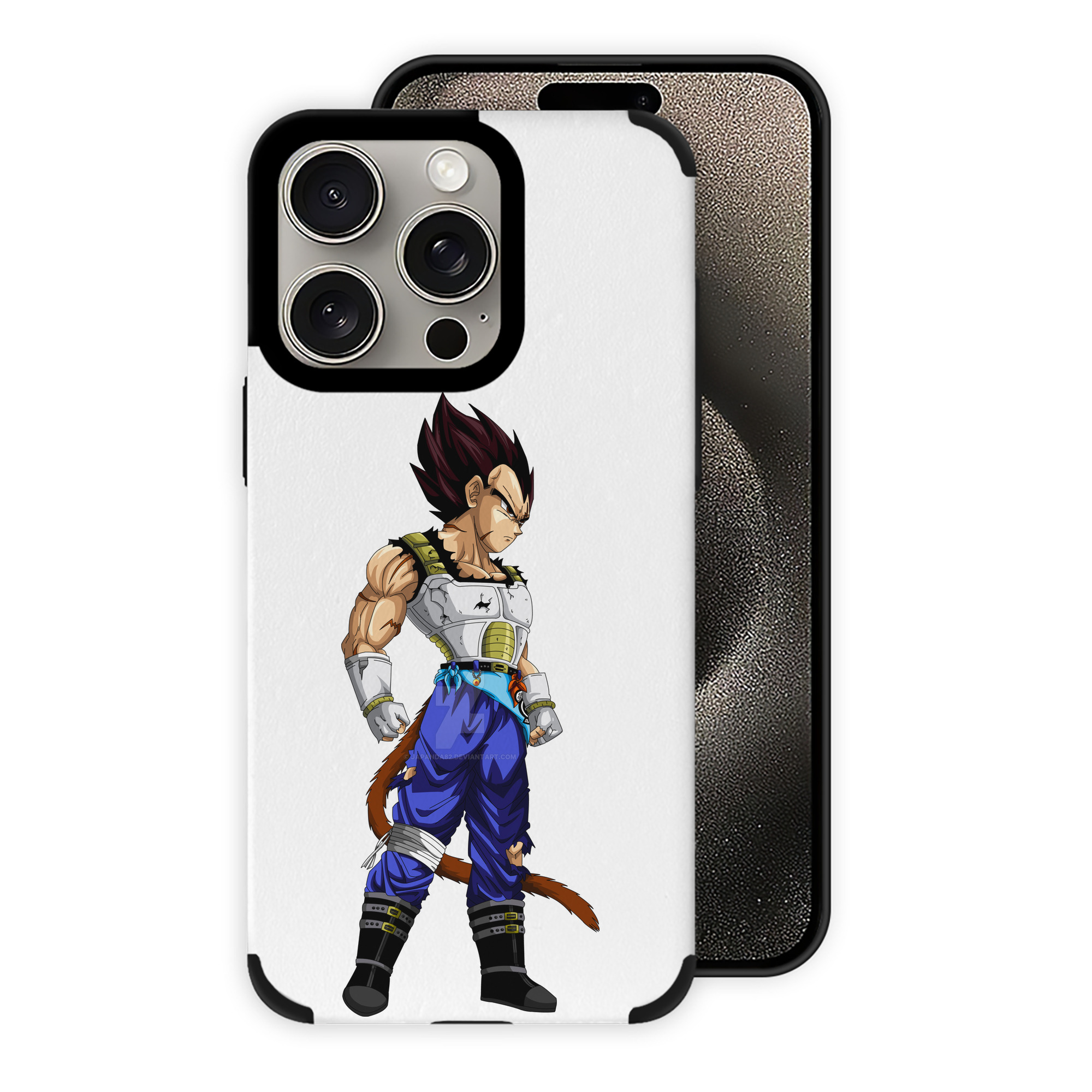 （画像用） ドラゴンボール ベジータ四世（Bejīta Yonsei）DRAGON BALL Vegeta IV 【iPhone15ProMax対応】 PUレザー スマホケース 耐衝撃＆黄変防止
