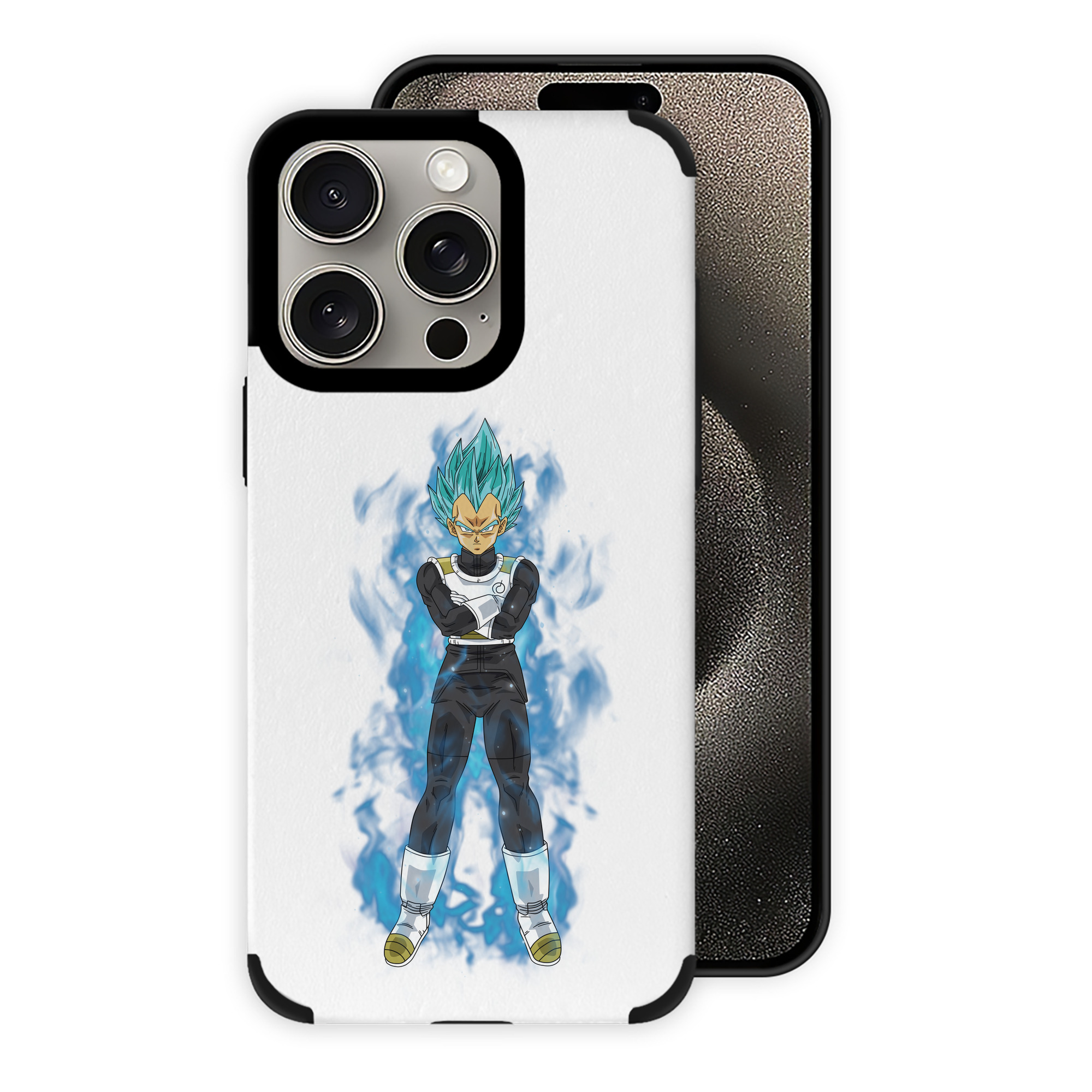 （画像用） ドラゴンボール ベジータ四世（Bejīta Yonsei）DRAGON BALL Vegeta IV 【iPhone15ProMax対応】 PUレザー スマホケース 耐衝撃＆黄変防止
