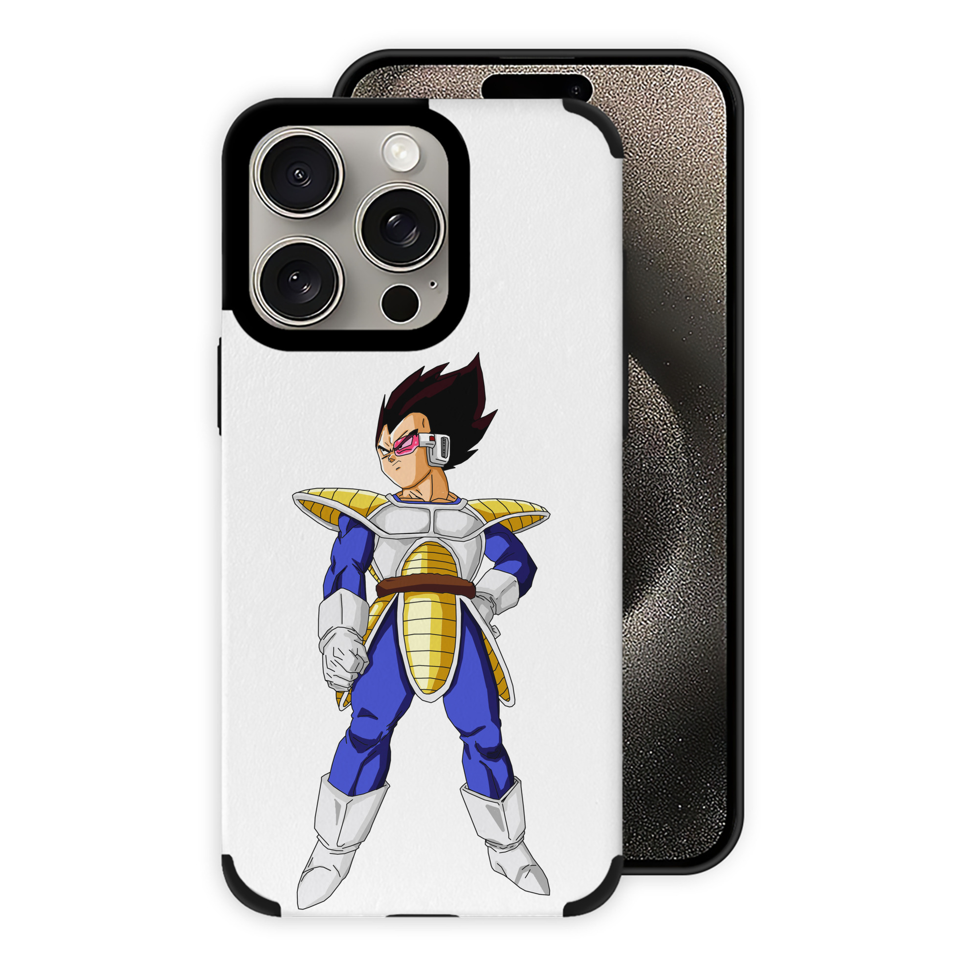 （画像用） ドラゴンボール ベジータ四世（Bejīta Yonsei）DRAGON BALL Vegeta IV 【iPhone15ProMax対応】 PUレザー スマホケース 耐衝撃＆黄変防止
