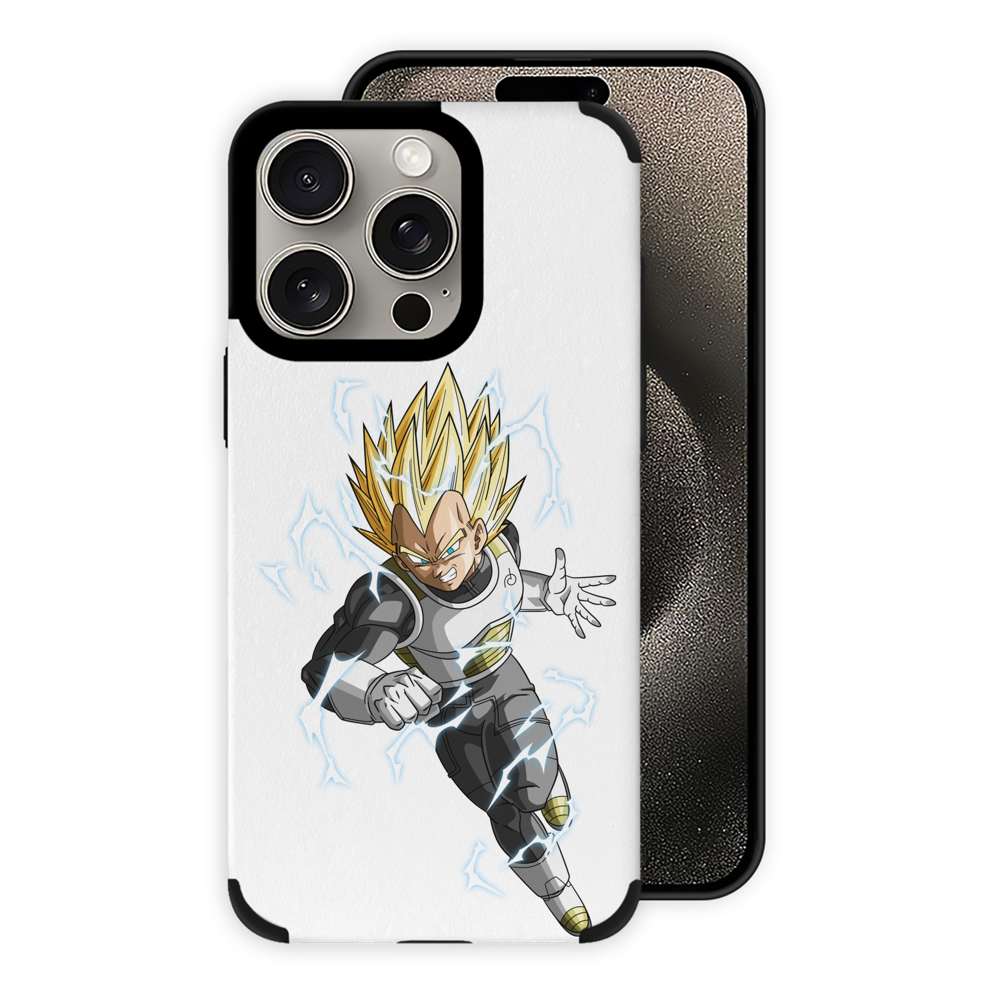 （画像用） ドラゴンボール ベジータ四世（Bejīta Yonsei）DRAGON BALL Vegeta IV 【iPhone15ProMax対応】 PUレザー スマホケース 耐衝撃＆黄変防止