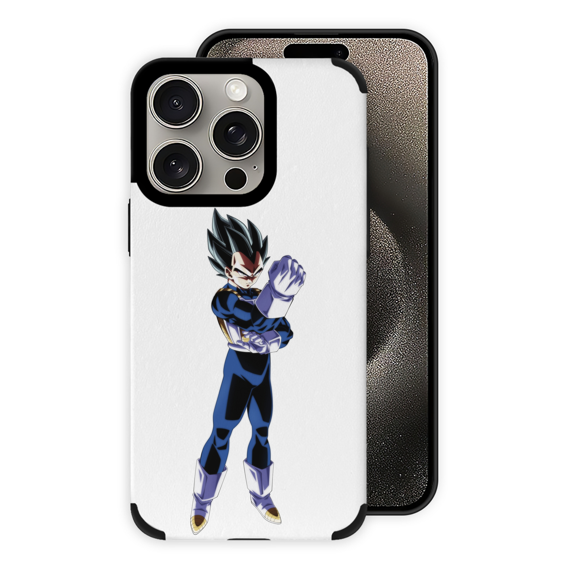 （画像用） ドラゴンボール ベジータ四世（Bejīta Yonsei）DRAGON BALL Vegeta IV 【iPhone15ProMax対応】 PUレザー スマホケース 耐衝撃＆黄変防止
