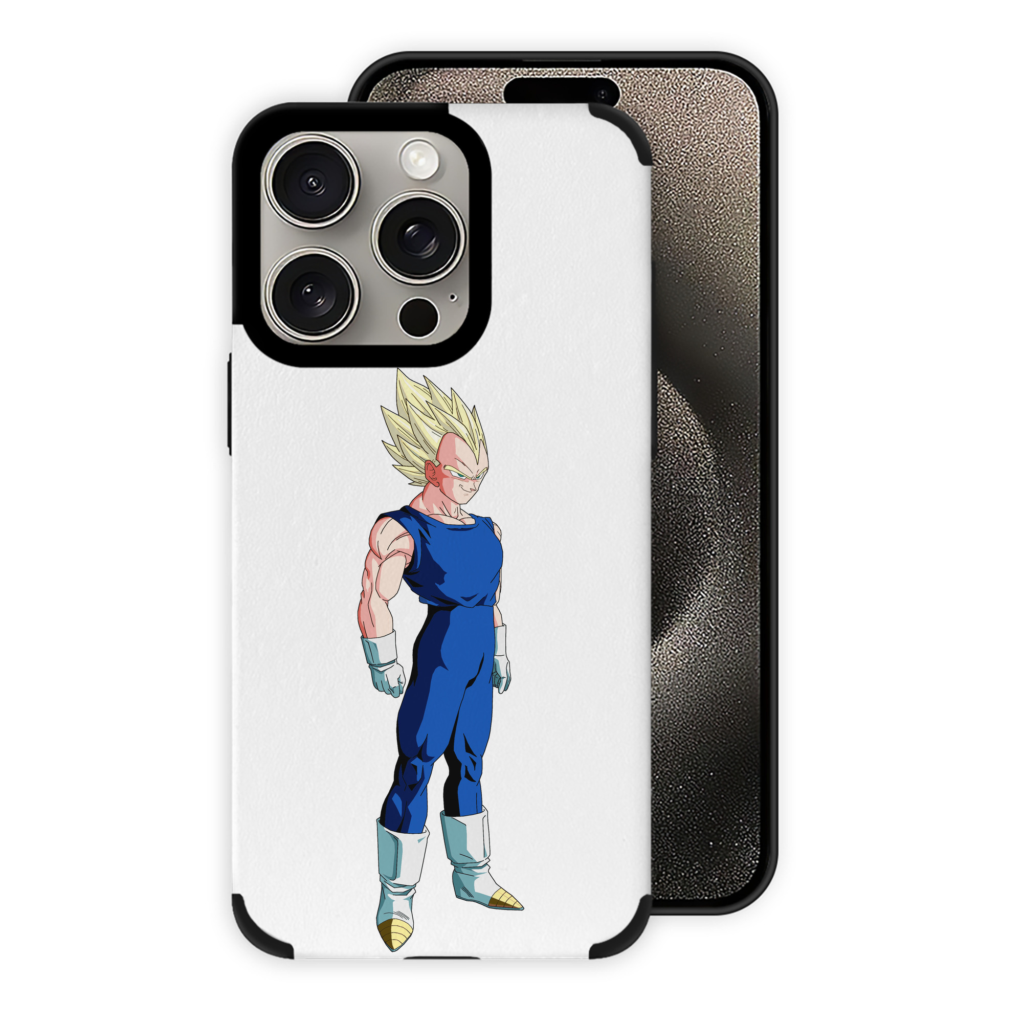 （画像用） ドラゴンボール ベジータ四世（Bejīta Yonsei）DRAGON BALL Vegeta IV 【iPhone15ProMax対応】 PUレザー スマホケース 耐衝撃＆黄変防止