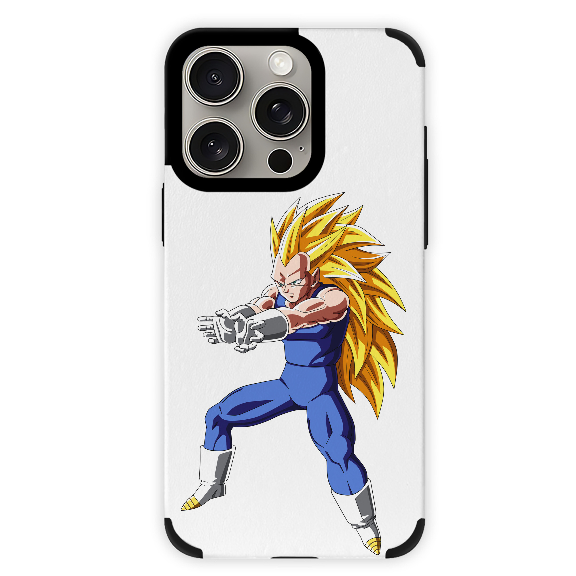 （画像用） ドラゴンボール ベジータ四世（Bejīta Yonsei）DRAGON BALL Vegeta IV 【iPhone15ProMax対応】 PUレザー スマホケース 耐衝撃＆黄変防止