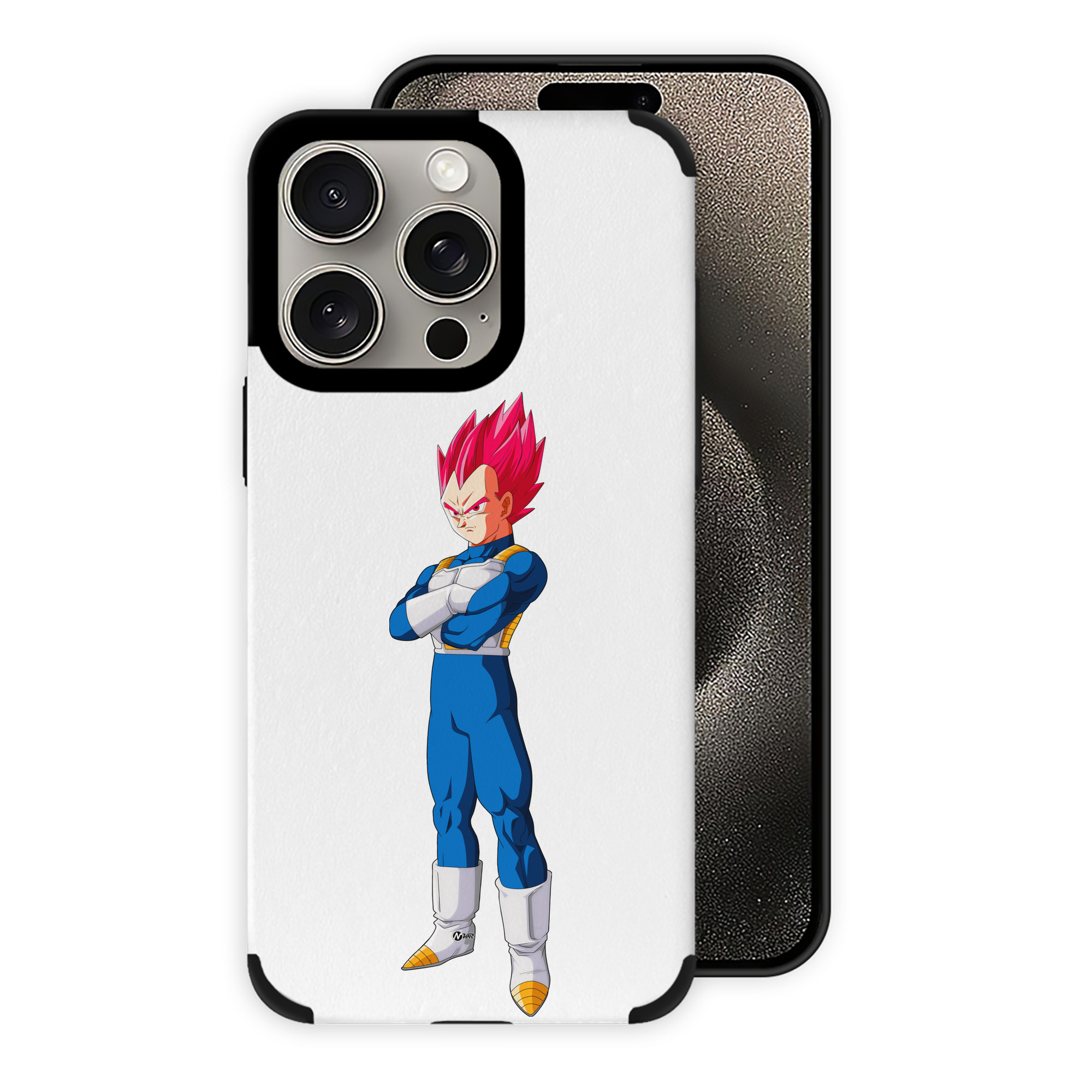 （画像用） ドラゴンボール ベジータ四世（Bejīta Yonsei）DRAGON BALL Vegeta IV 【iPhone15ProMax対応】 PUレザー スマホケース 耐衝撃＆黄変防止