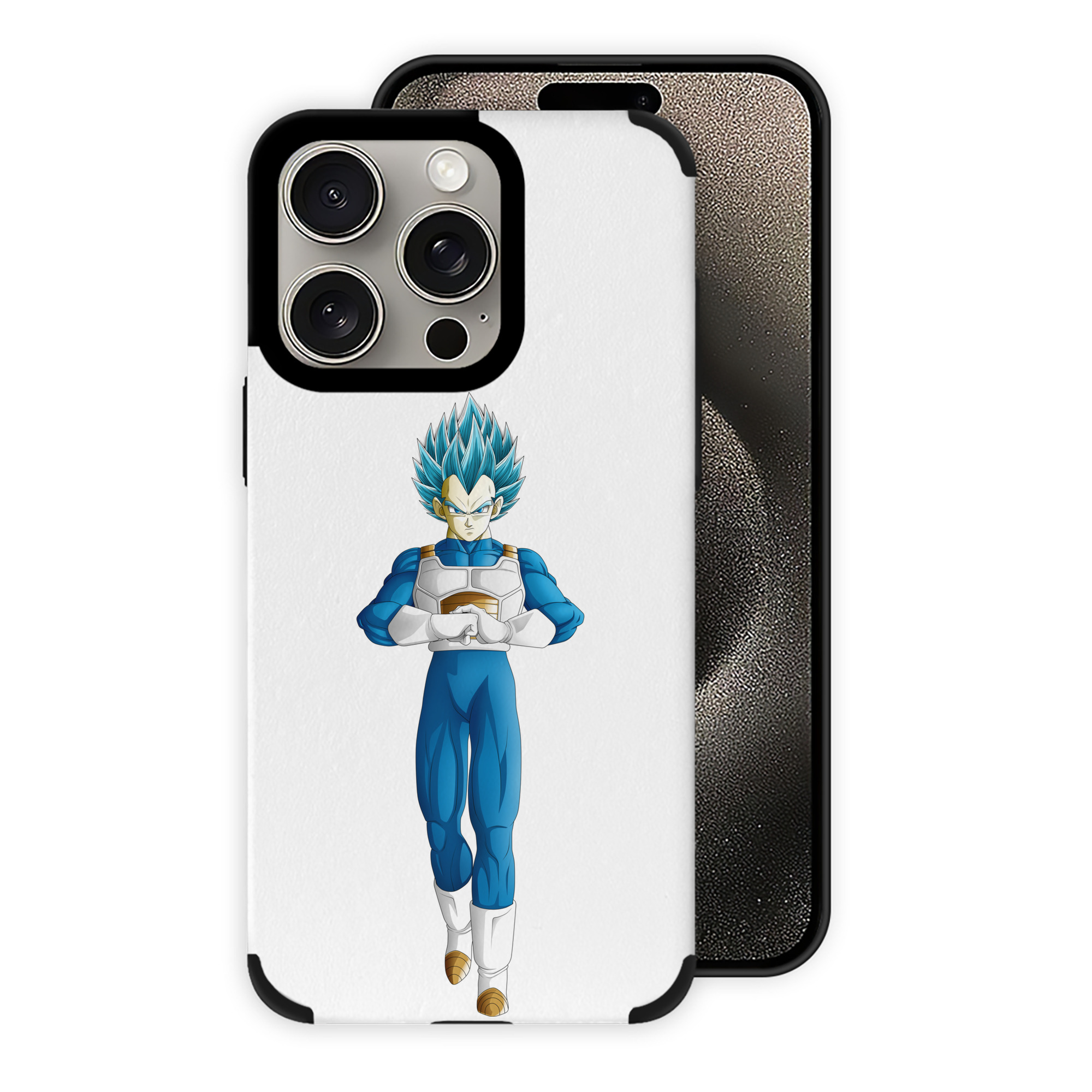 （画像用） ドラゴンボール ベジータ四世（Bejīta Yonsei）DRAGON BALL Vegeta IV 【iPhone15ProMax対応】 PUレザー スマホケース 耐衝撃＆黄変防止