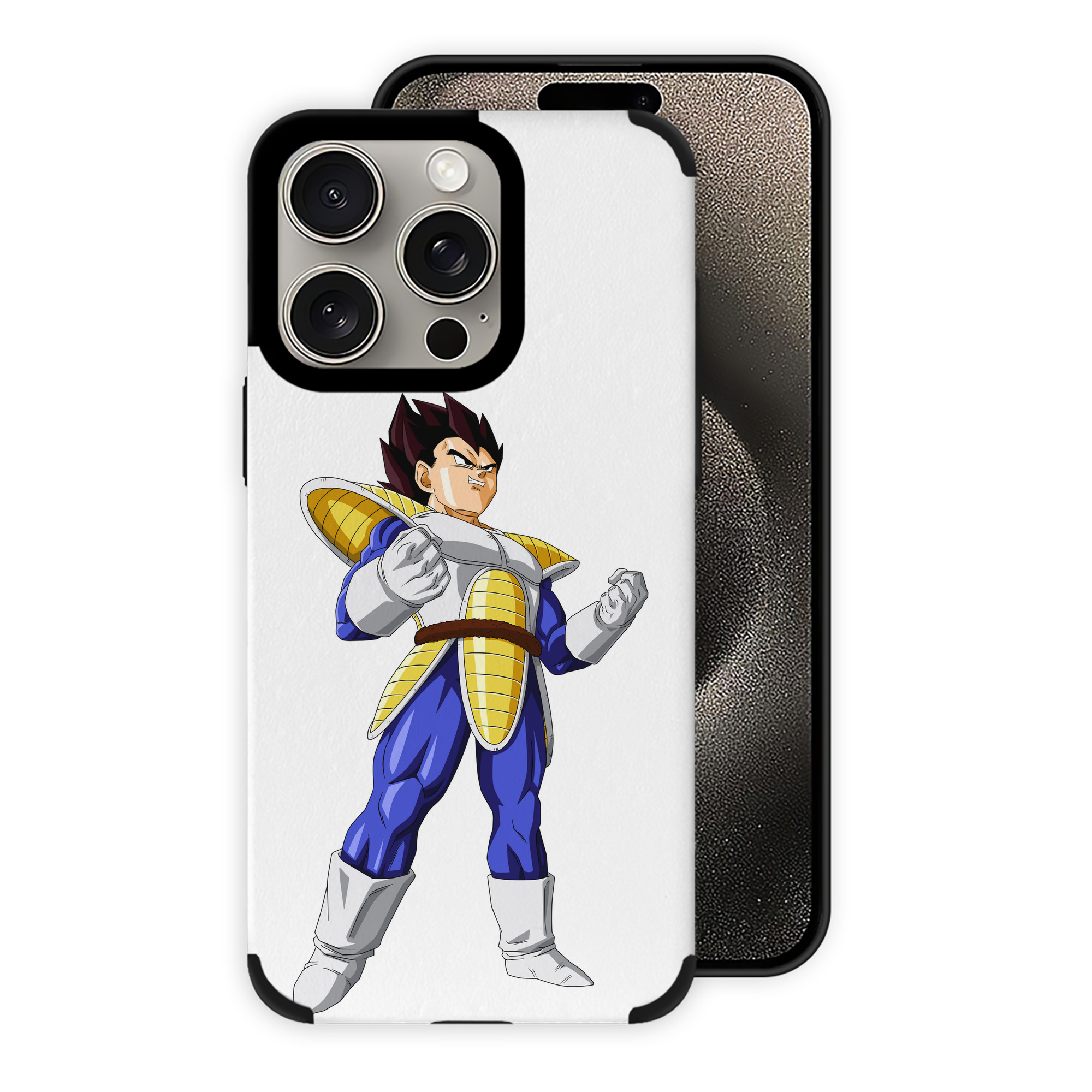 （画像用） ドラゴンボール ベジータ四世（Bejīta Yonsei）DRAGON BALL Vegeta IV 【iPhone15ProMax対応】 PUレザー スマホケース 耐衝撃＆黄変防止