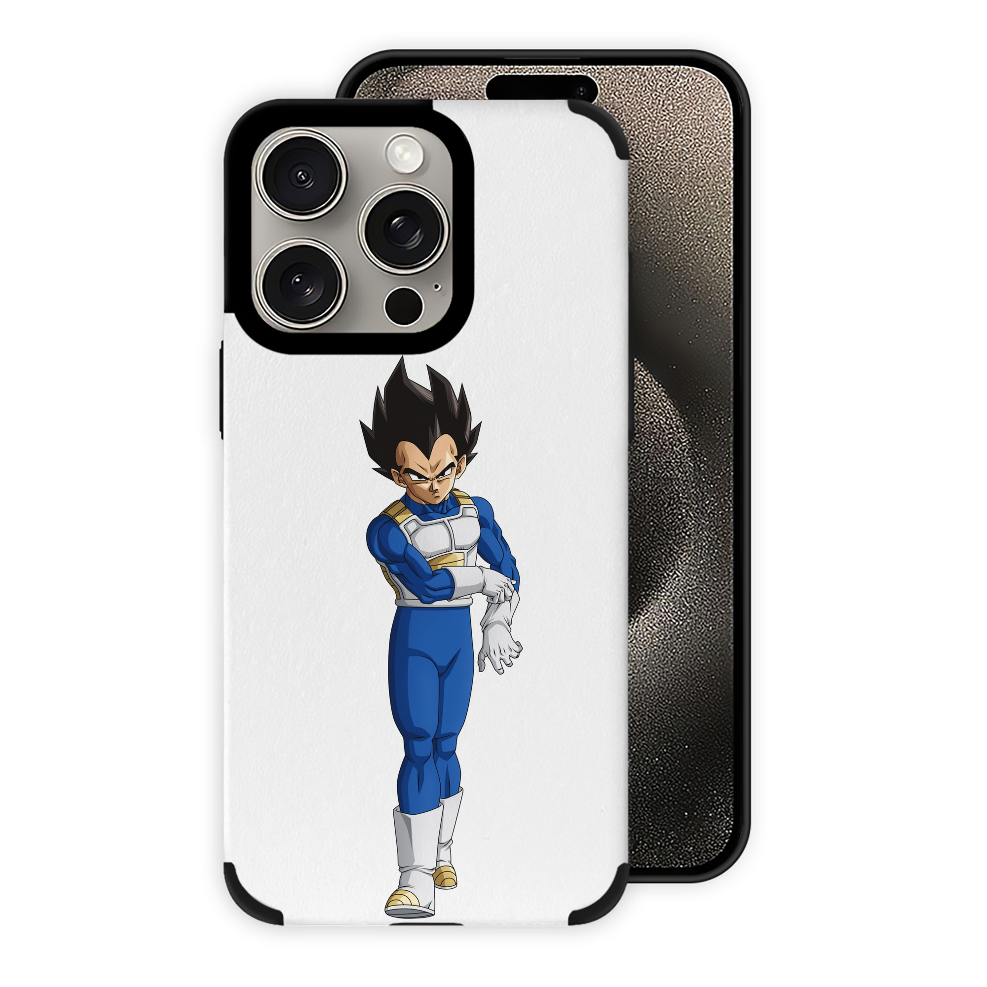 （画像用） ドラゴンボール ベジータ四世（Bejīta Yonsei）DRAGON BALL Vegeta IV 【iPhone15ProMax対応】 PUレザー スマホケース 耐衝撃＆黄変防止