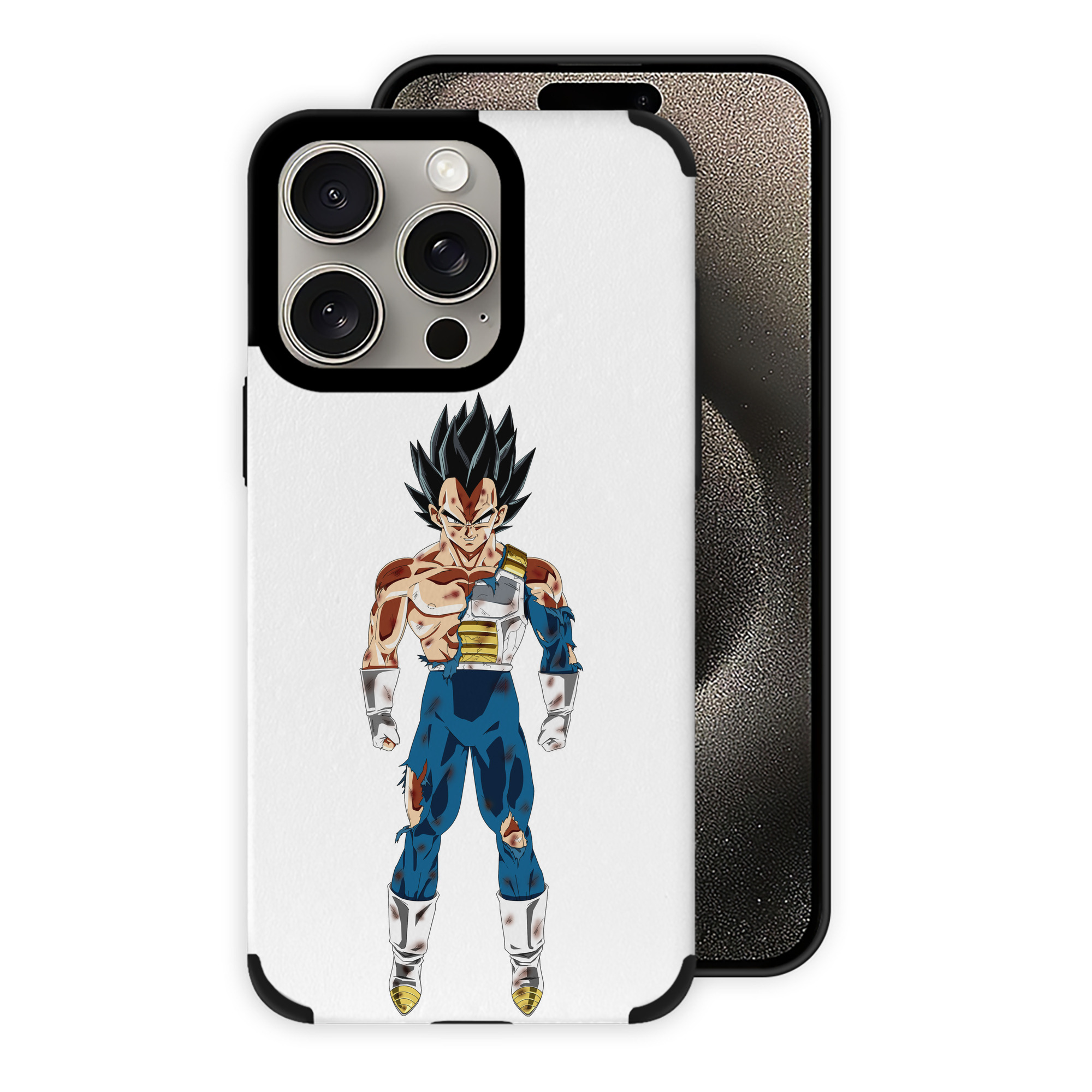 （画像用） ドラゴンボール ベジータ四世（Bejīta Yonsei）DRAGON BALL Vegeta IV 【iPhone15ProMax対応】 PUレザー スマホケース 耐衝撃＆黄変防止