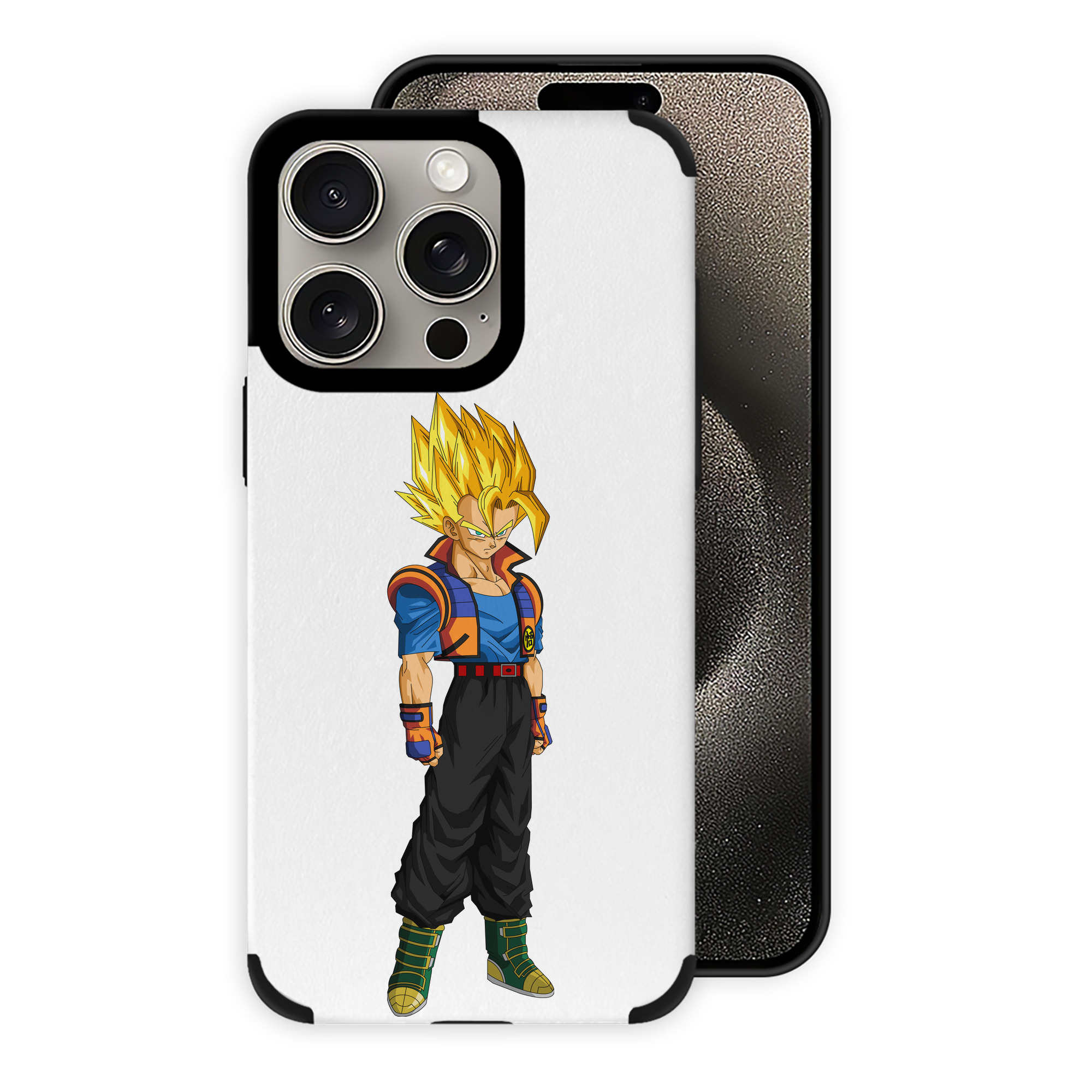 （画像用） ドラゴンボール ベジータ四世（Bejīta Yonsei）DRAGON BALL Vegeta IV 【iPhone15ProMax対応】 PUレザー スマホケース 耐衝撃＆黄変防止
