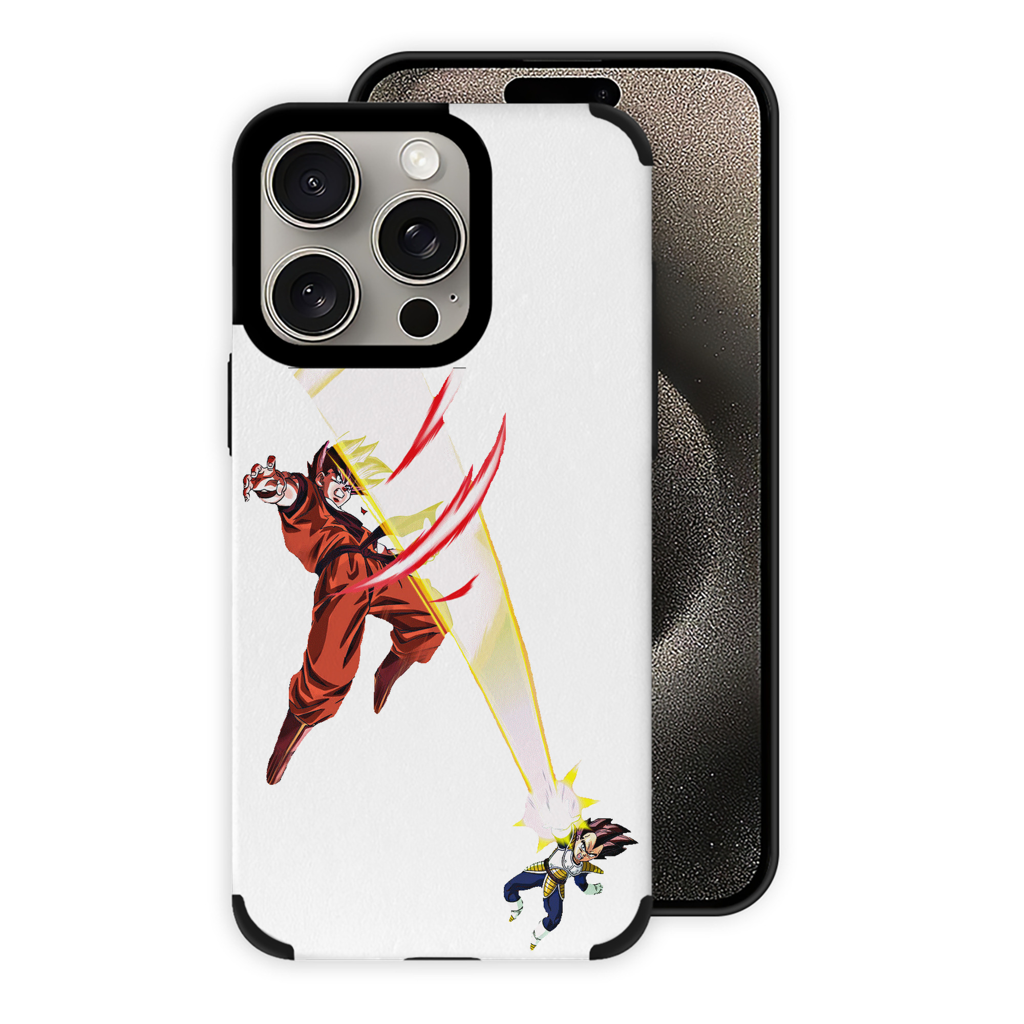 （画像用） ドラゴンボール ベジータ四世（Bejīta Yonsei）DRAGON BALL Vegeta IV 【iPhone15ProMax対応】 PUレザー スマホケース 耐衝撃＆黄変防止