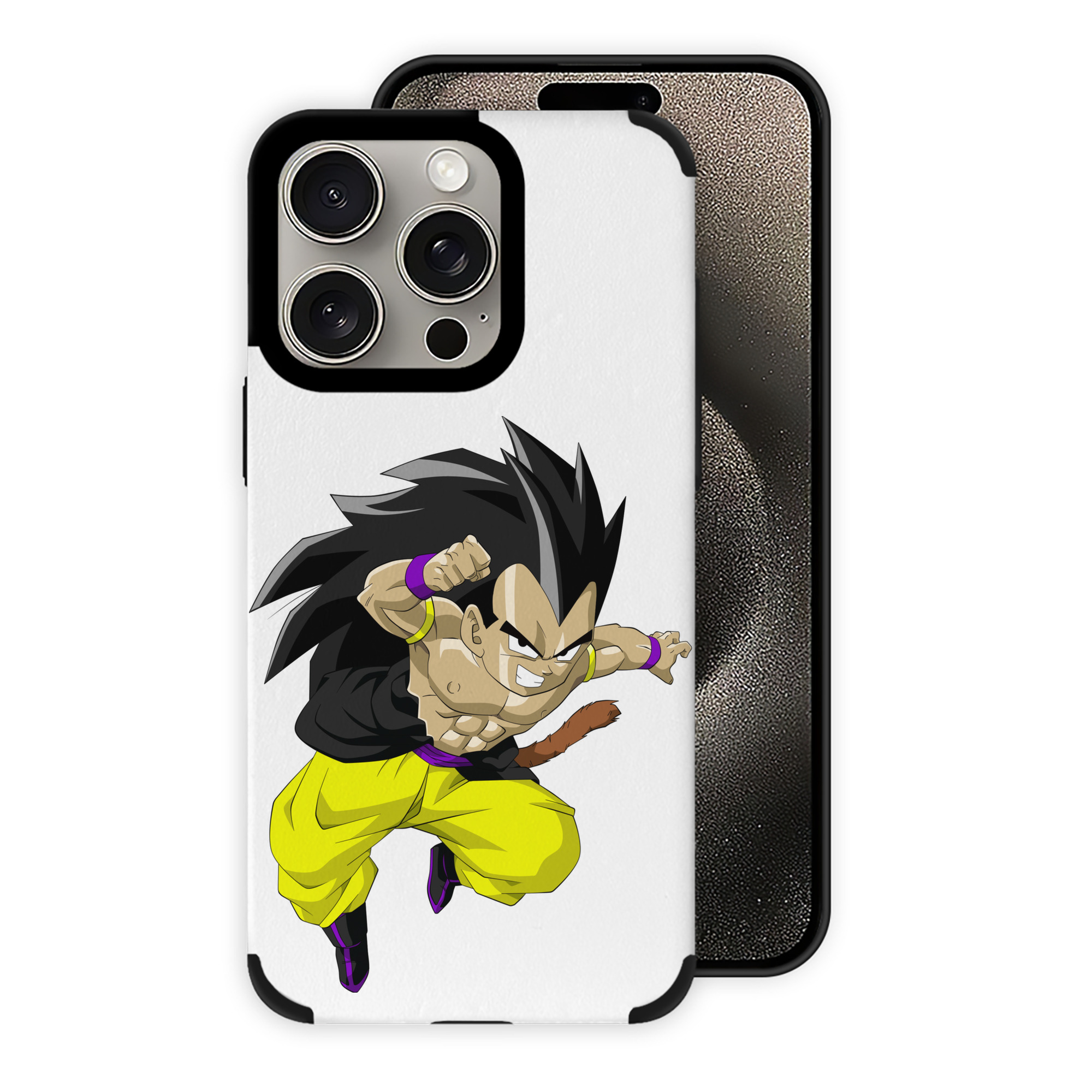 （画像用） ドラゴンボール ベジータ四世（Bejīta Yonsei）DRAGON BALL Vegeta IV 【iPhone15ProMax対応】 PUレザー スマホケース 耐衝撃＆黄変防止