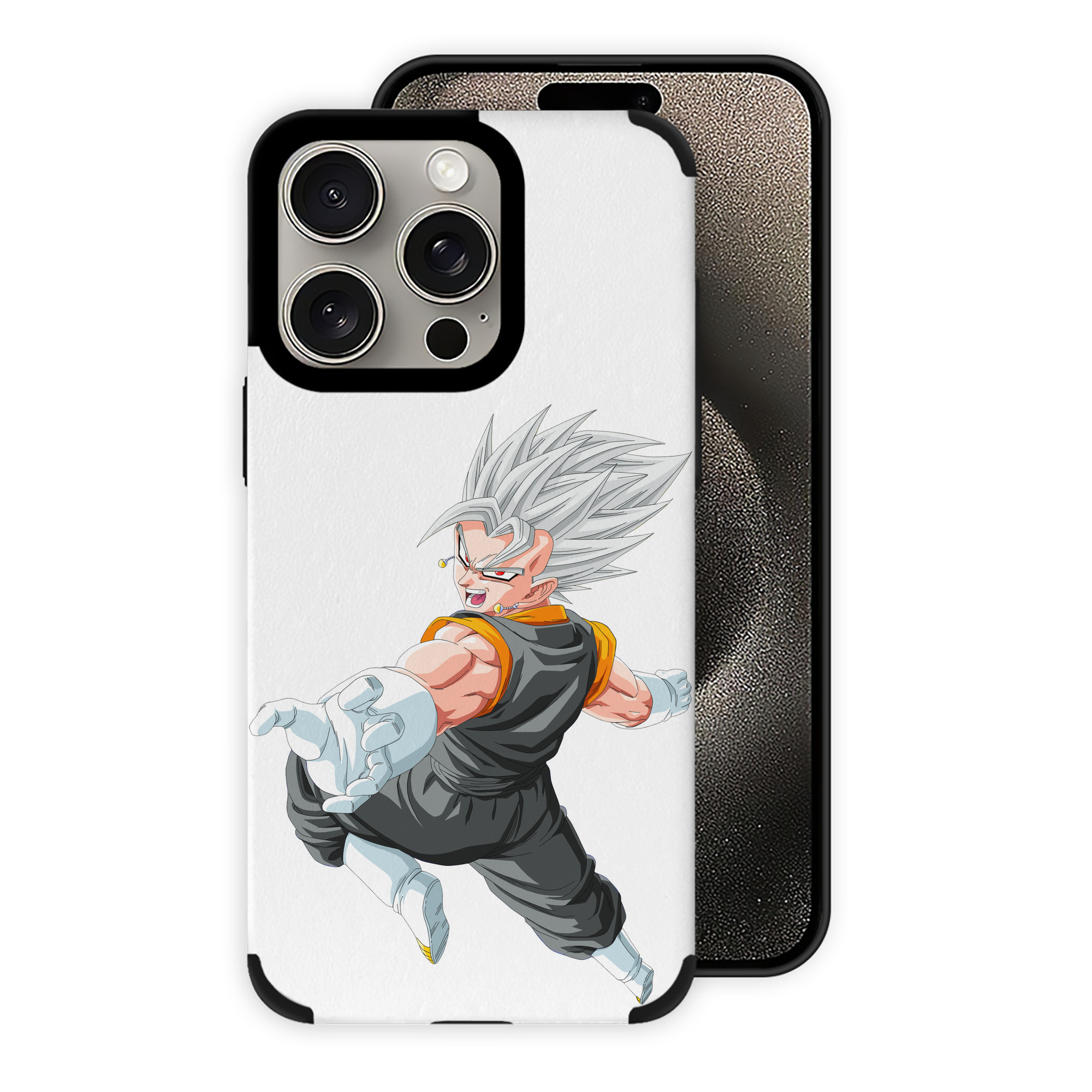 （画像用） ドラゴンボール ベジータ四世（Bejīta Yonsei）DRAGON BALL Vegeta IV 【iPhone15ProMax対応】 PUレザー スマホケース 耐衝撃＆黄変防止
